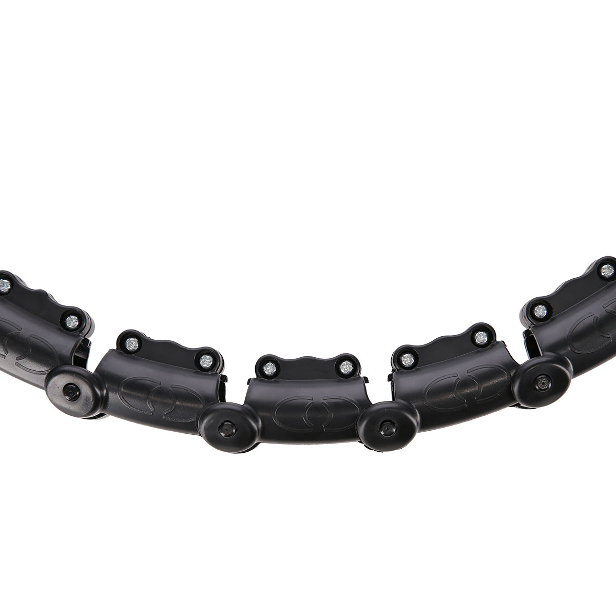 Masážní hula hoop HMS HHW02 se závažím černá