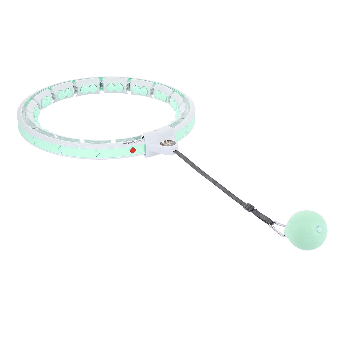 Masážní hula hoop HMS HHW06 se závažím a počítadlem zelená