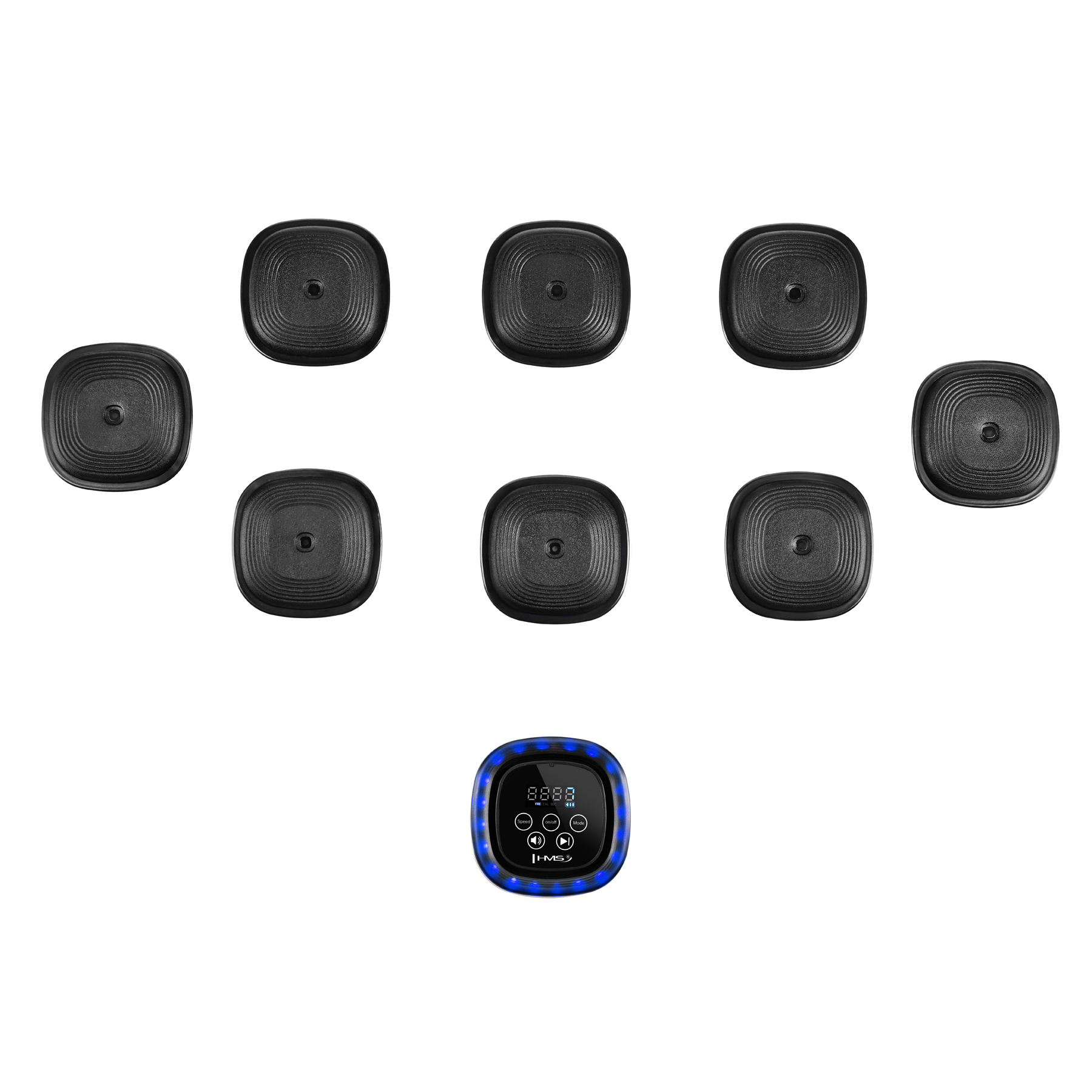 Elektronický modulární boxerský terč HMS TB05 s LED, Bluetooth a rukavicemi (Music Boxing Machine)