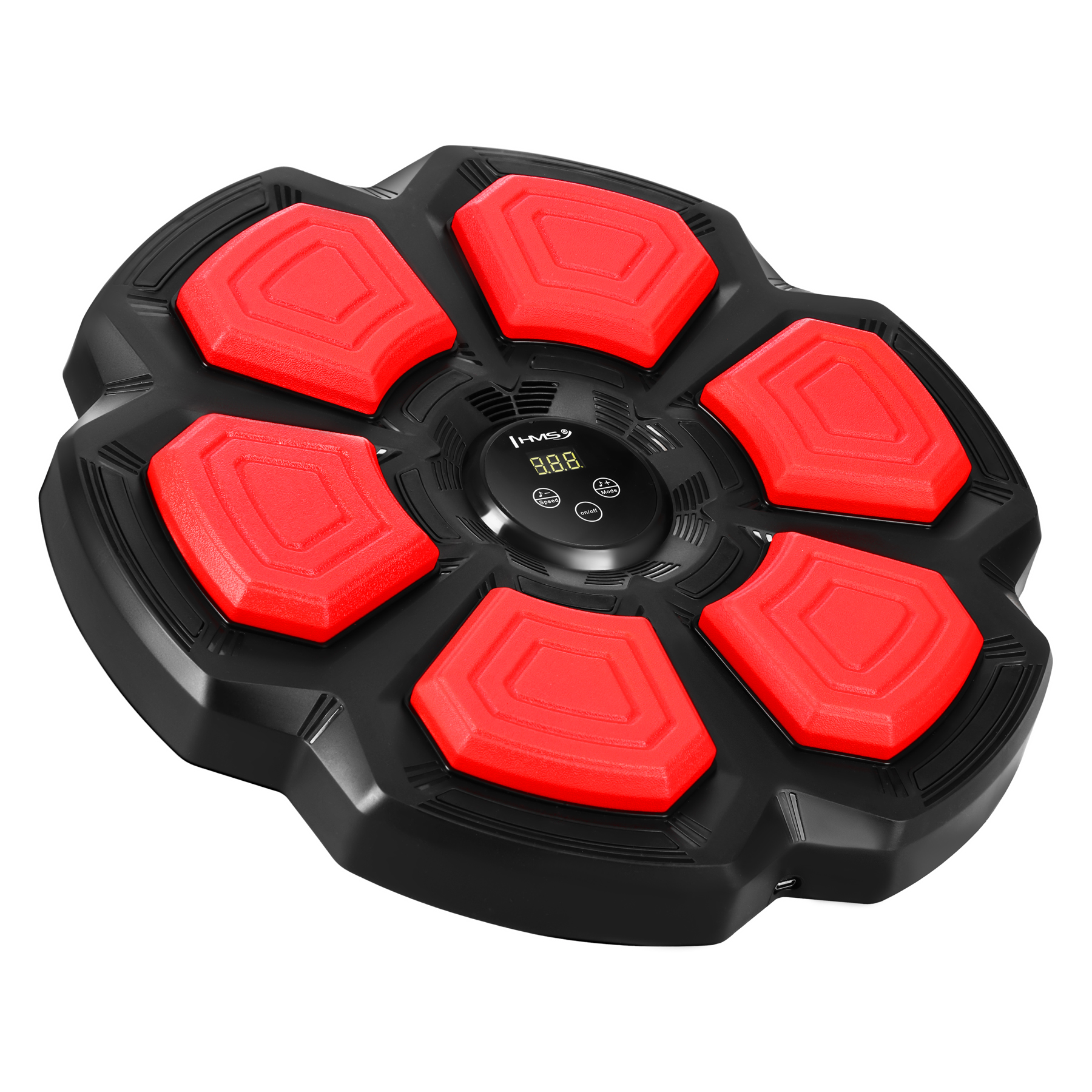 Elektronický boxerský terč HMS TB06 s LED, Bluetooth a rukavicemi (Music Boxing Machine)