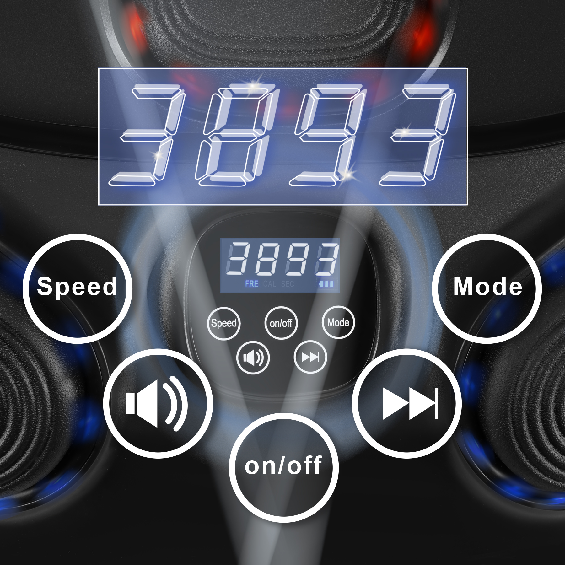 Elektronický boxerský terč HMS TB10 s LED, Bluetooth a rukavicemi (Music Boxing Machine)