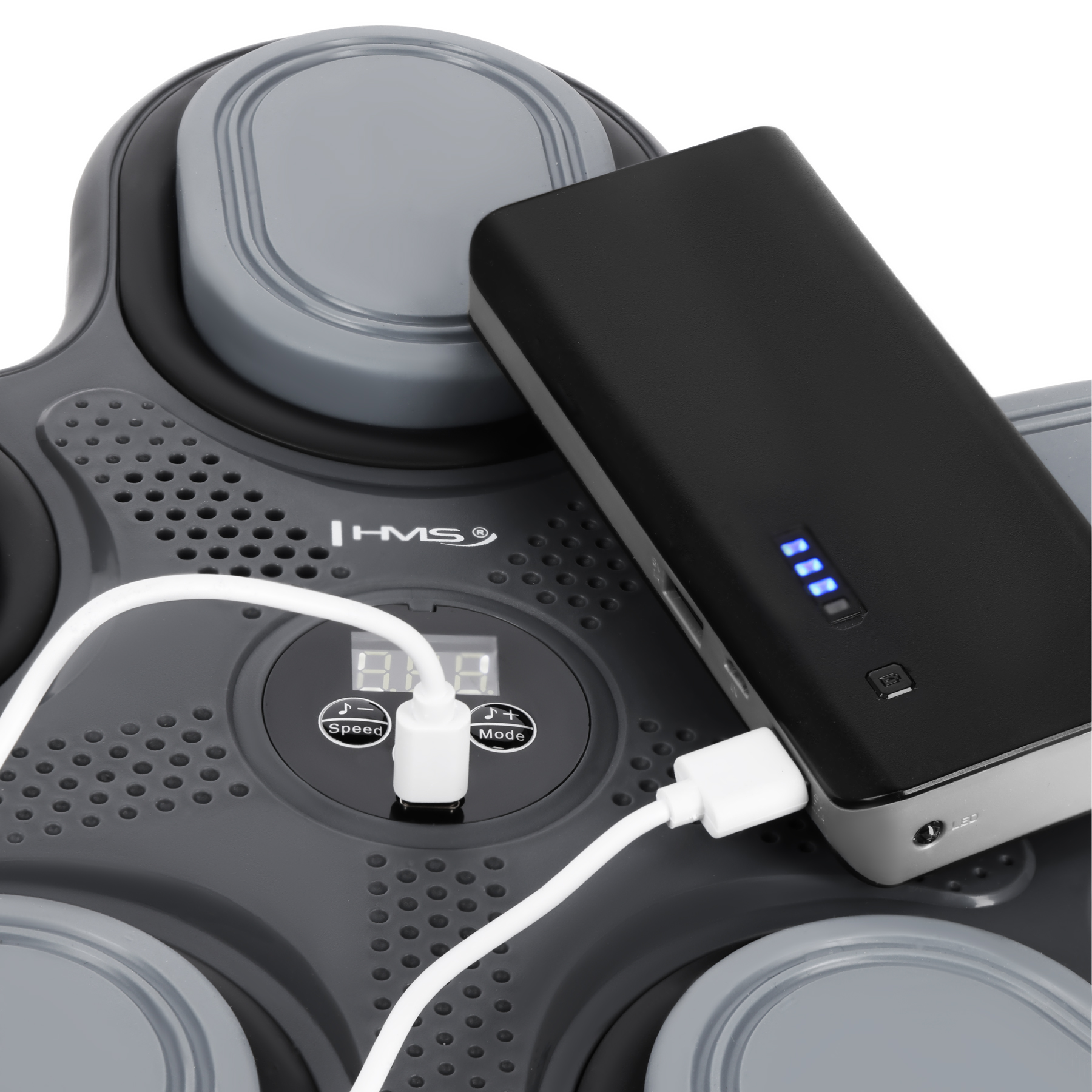 Elektronický boxerský terč HMS TB11 s LED, Bluetooth a rukavicemi (Music Boxing Machine)