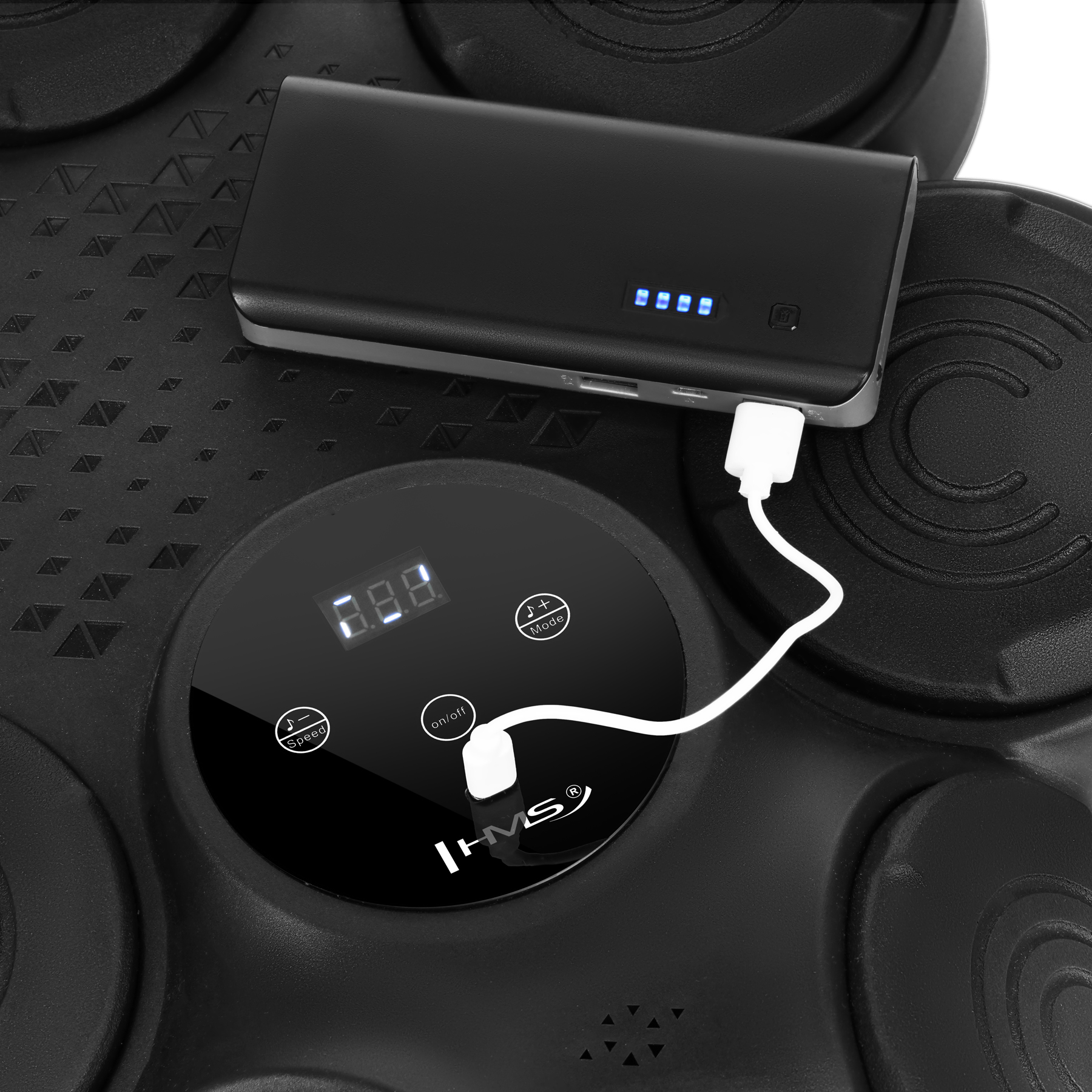 Elektronický boxerský terč HMS TB30 s LED, Bluetooth a rukavicemi (Music Boxing Machine)