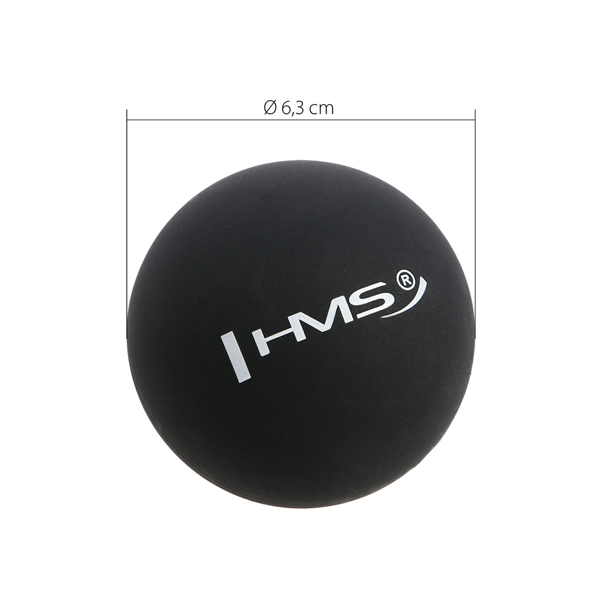 Masážní míč HMS BLC01 černý - Lacrosse Ball