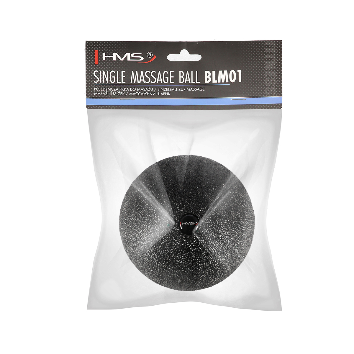 Masážní míč HMS BLM01 12 cm - Lacrosse Ball