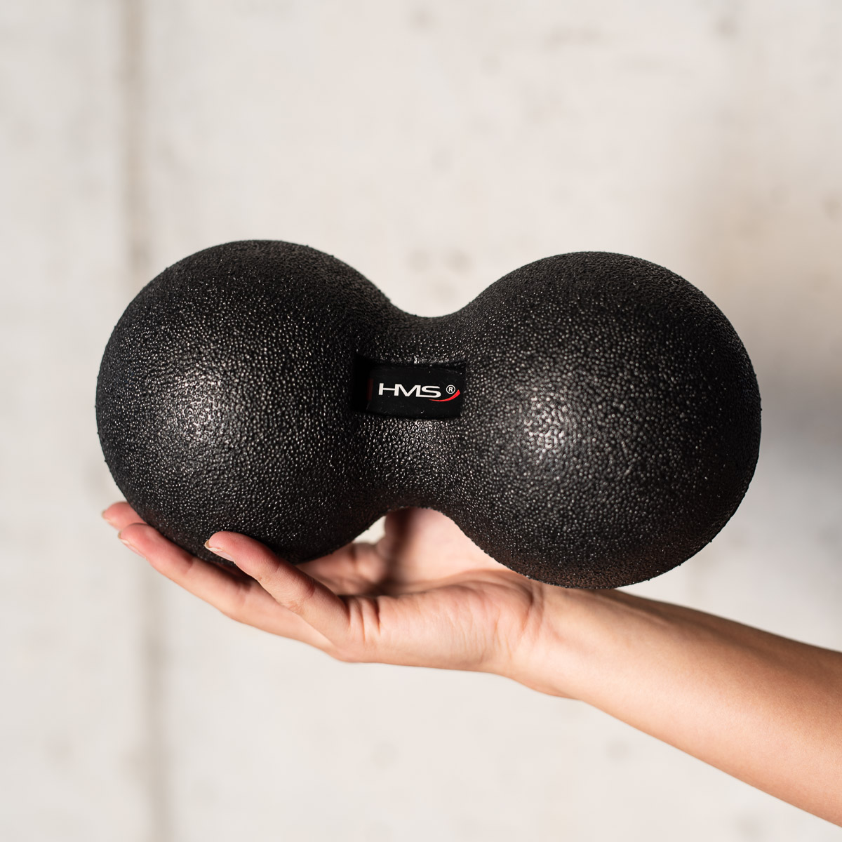 Masážní míč HMS BLM02 12 cm - Lacrosse Ball