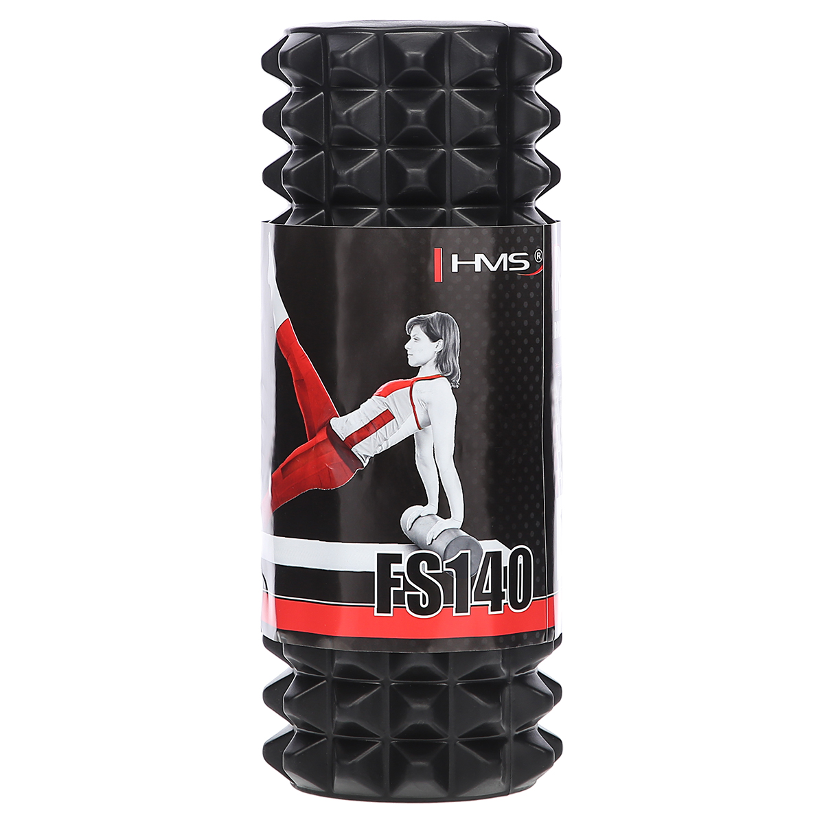 Fitness válec HMS FS140 33 cm, černý