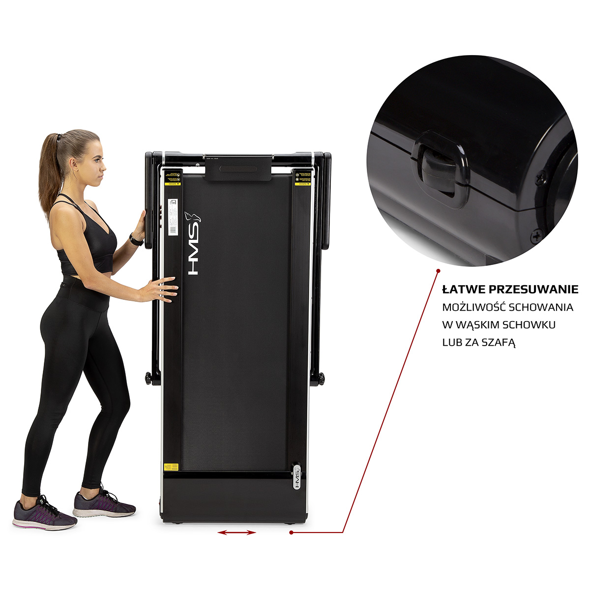Běžecký pás elektrický HMS LOOP12 černý