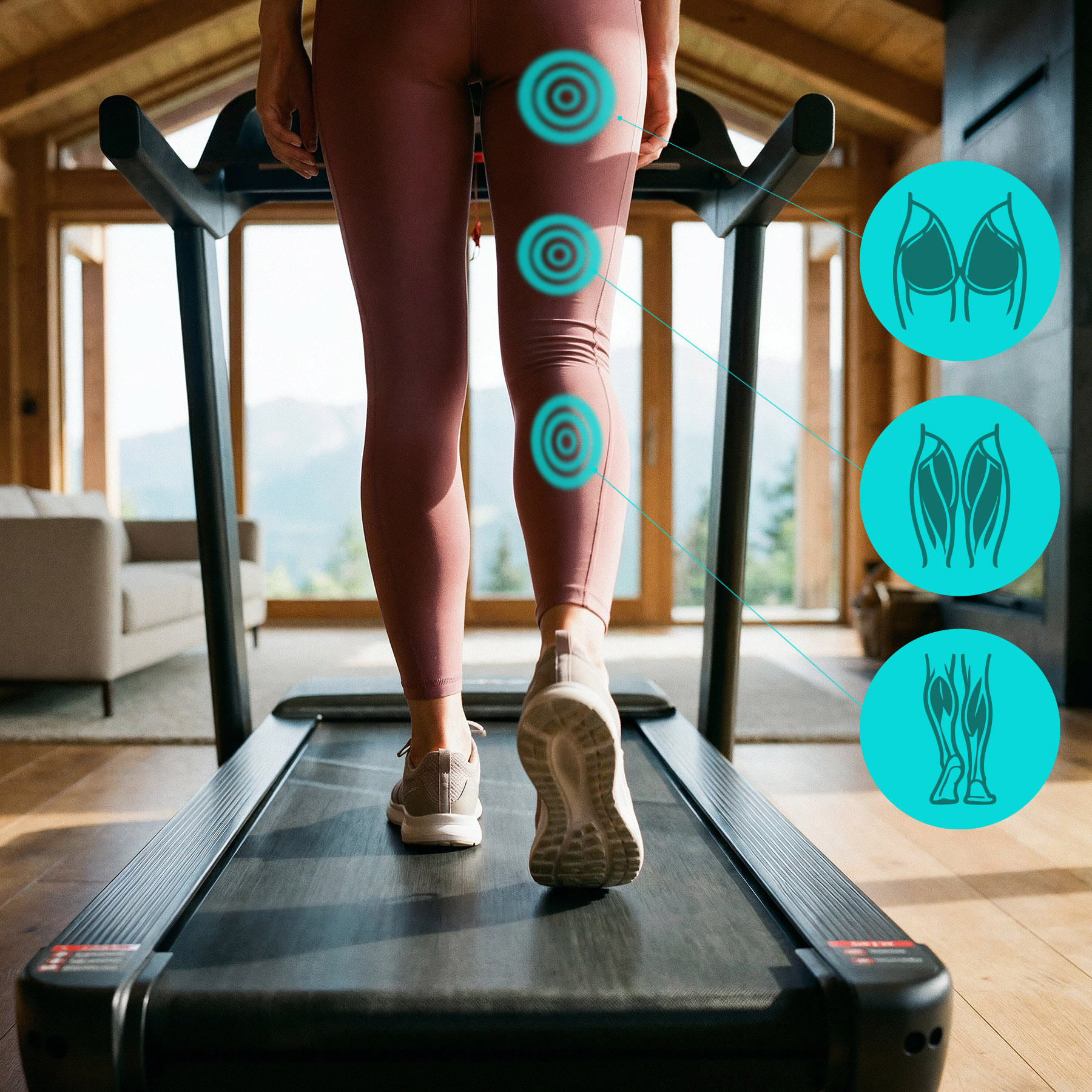 Běžecký pás HMS TERRUN475 s obousměrným nastavením sklonu