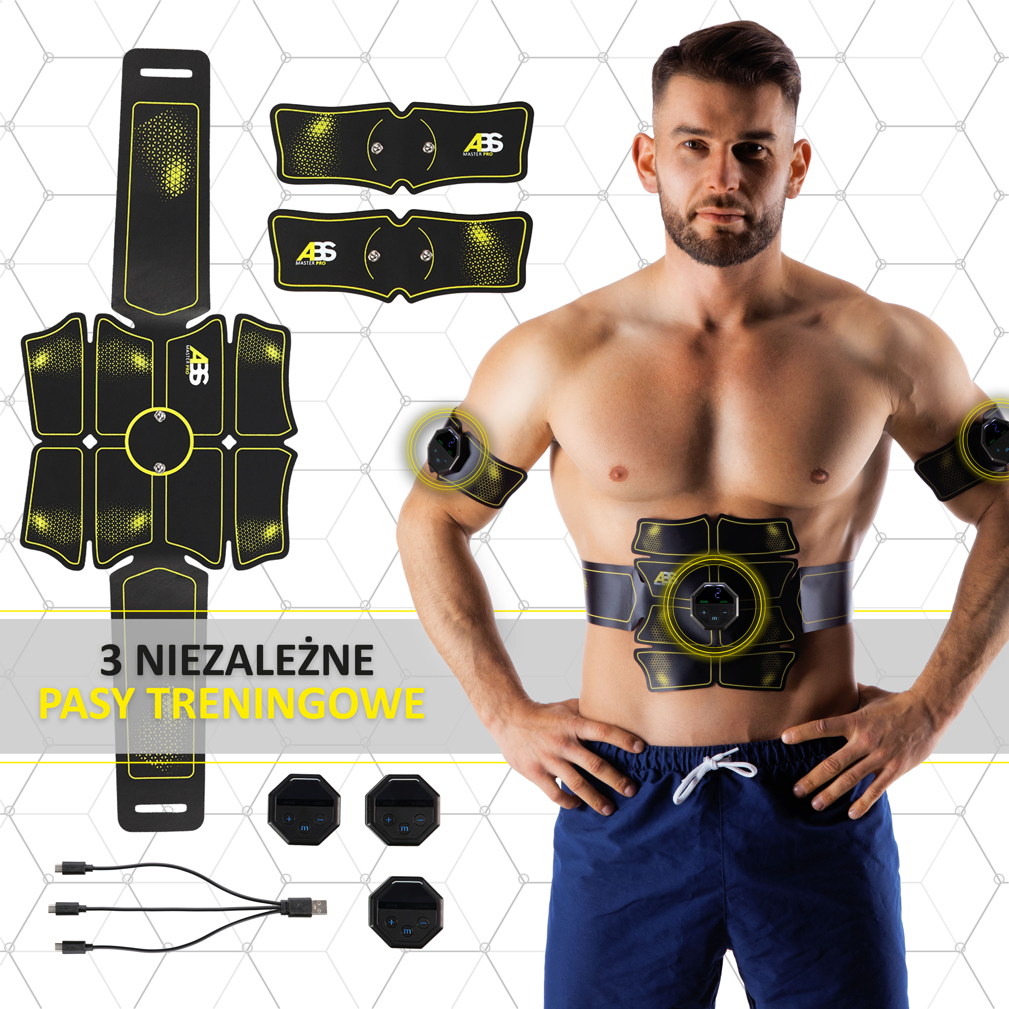 EMS posilovač svalů HMS ABS Master PRO Super