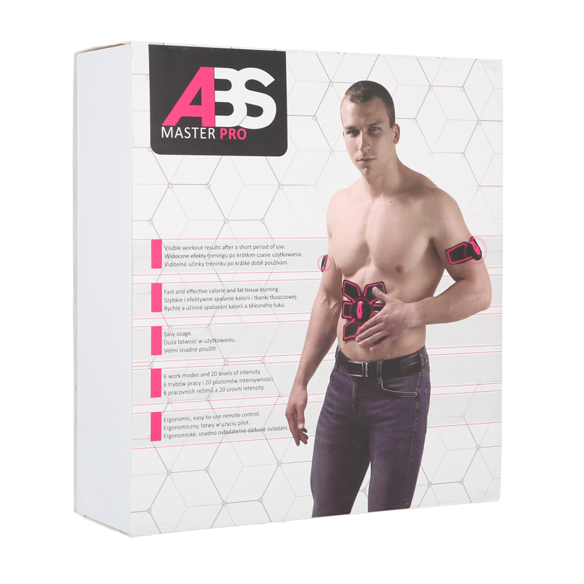 EMS posilovač svalů HMS ABS Master PRO Multiset