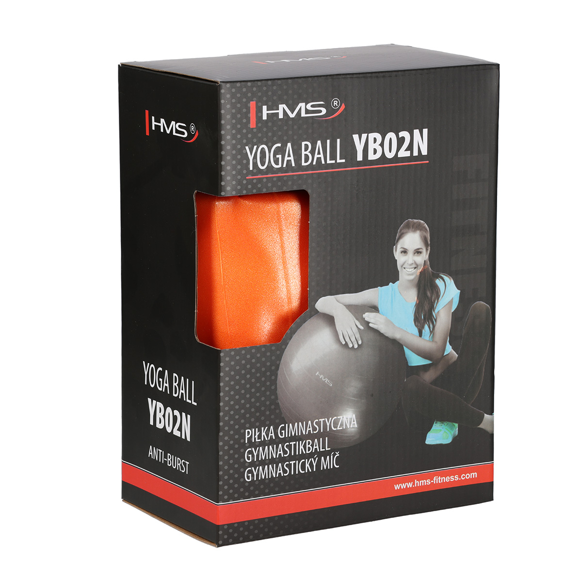 Gymnastický míč HMS YB02N 55 cm oranžový