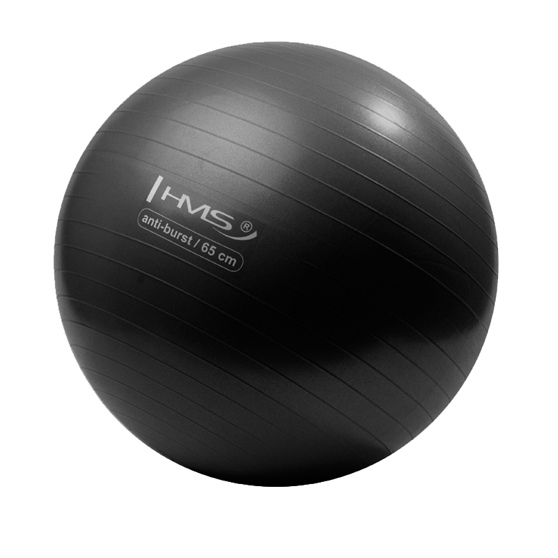 Gymnastický míč HMS YB02N 65 cm černý