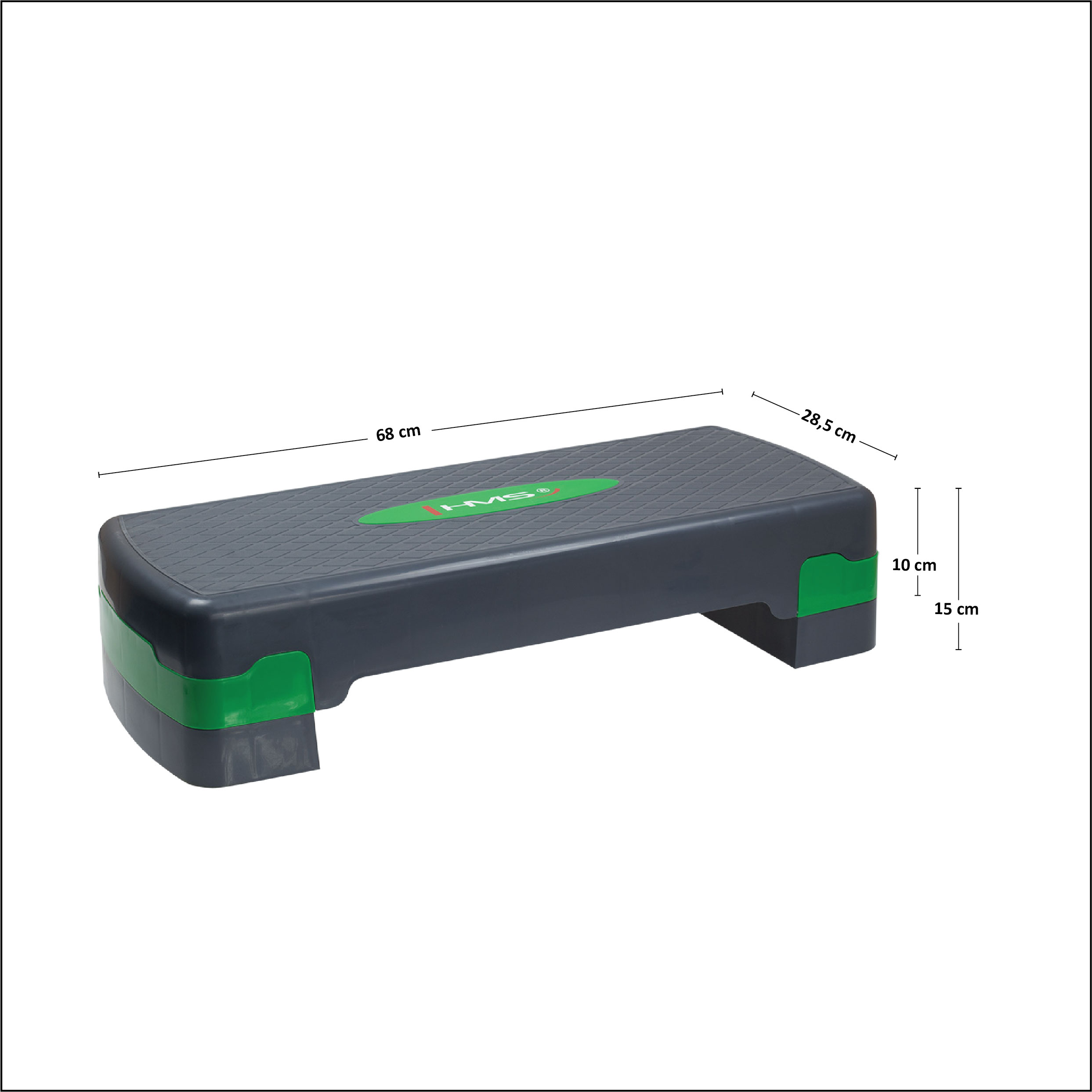 Step na aerobik HMS AS003 zelený
