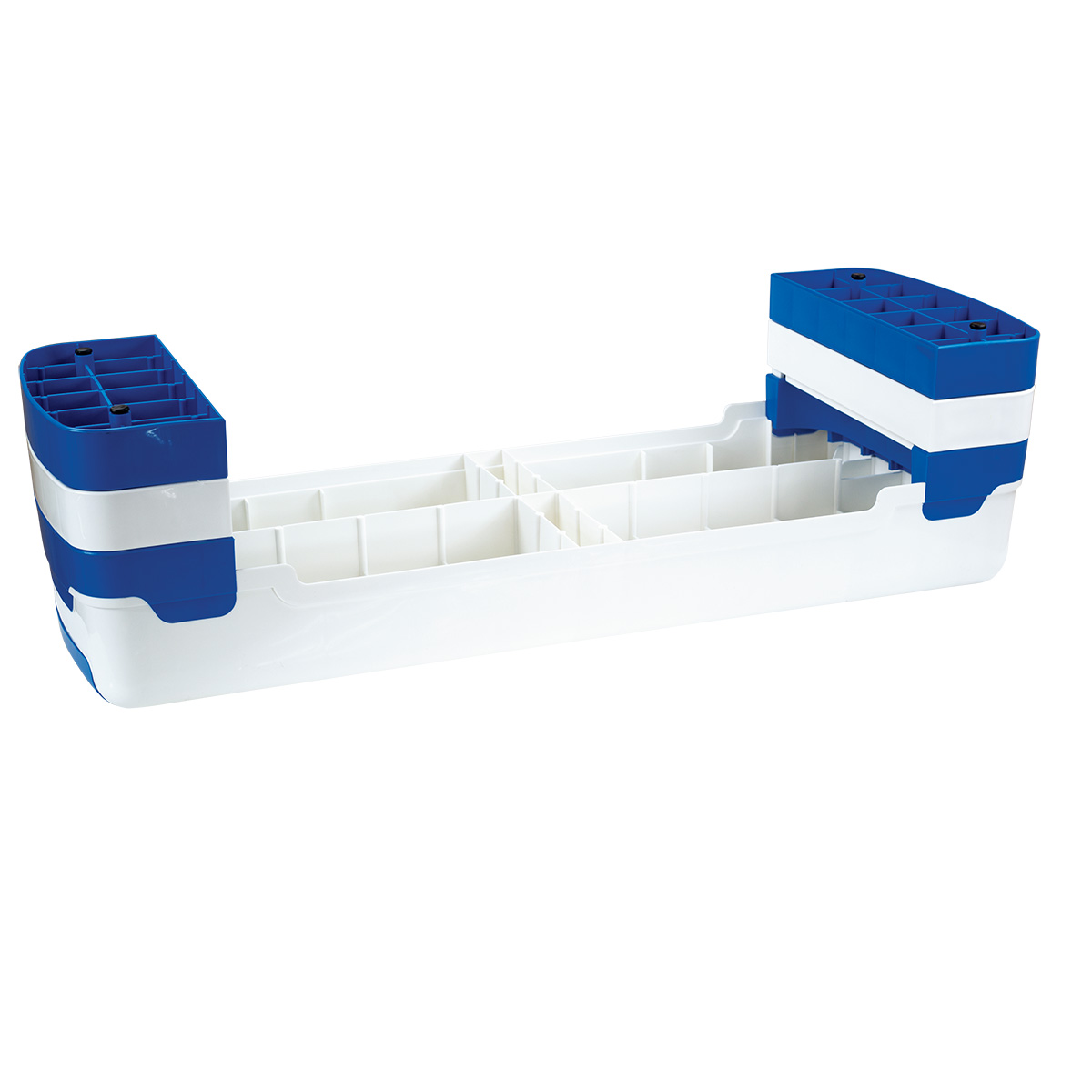 Step na aerobik HMS AS005 bílo-modrý