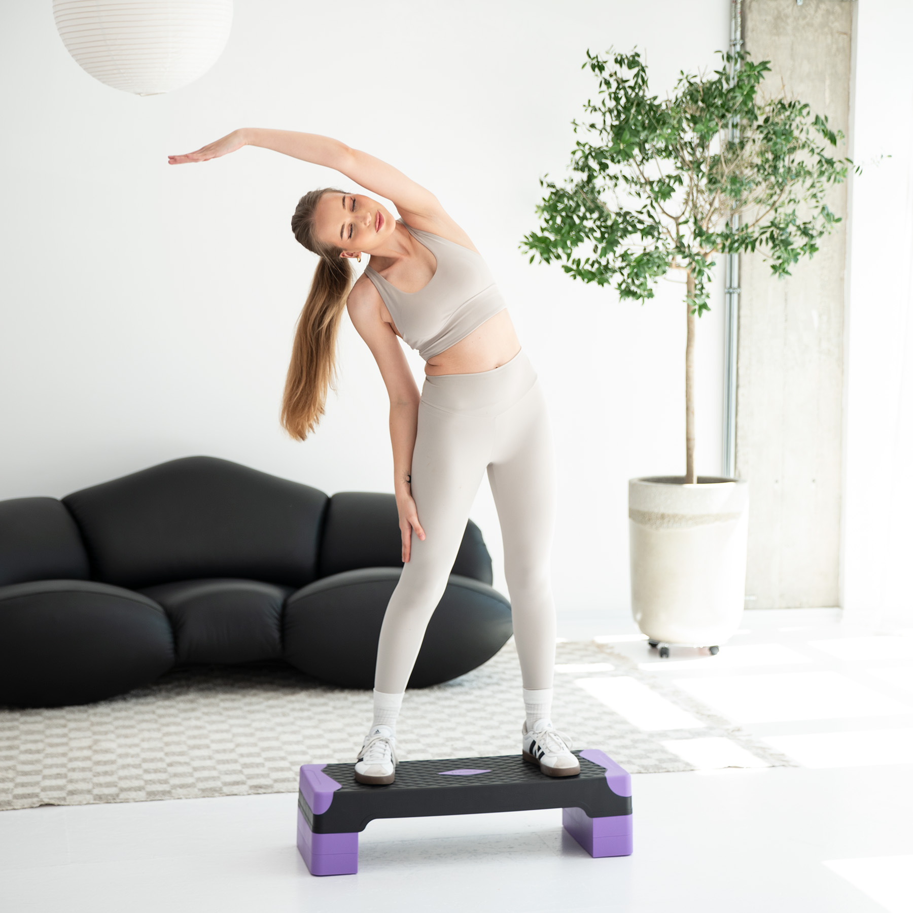 Step na aerobic a balanční cvičení HMS AS008L