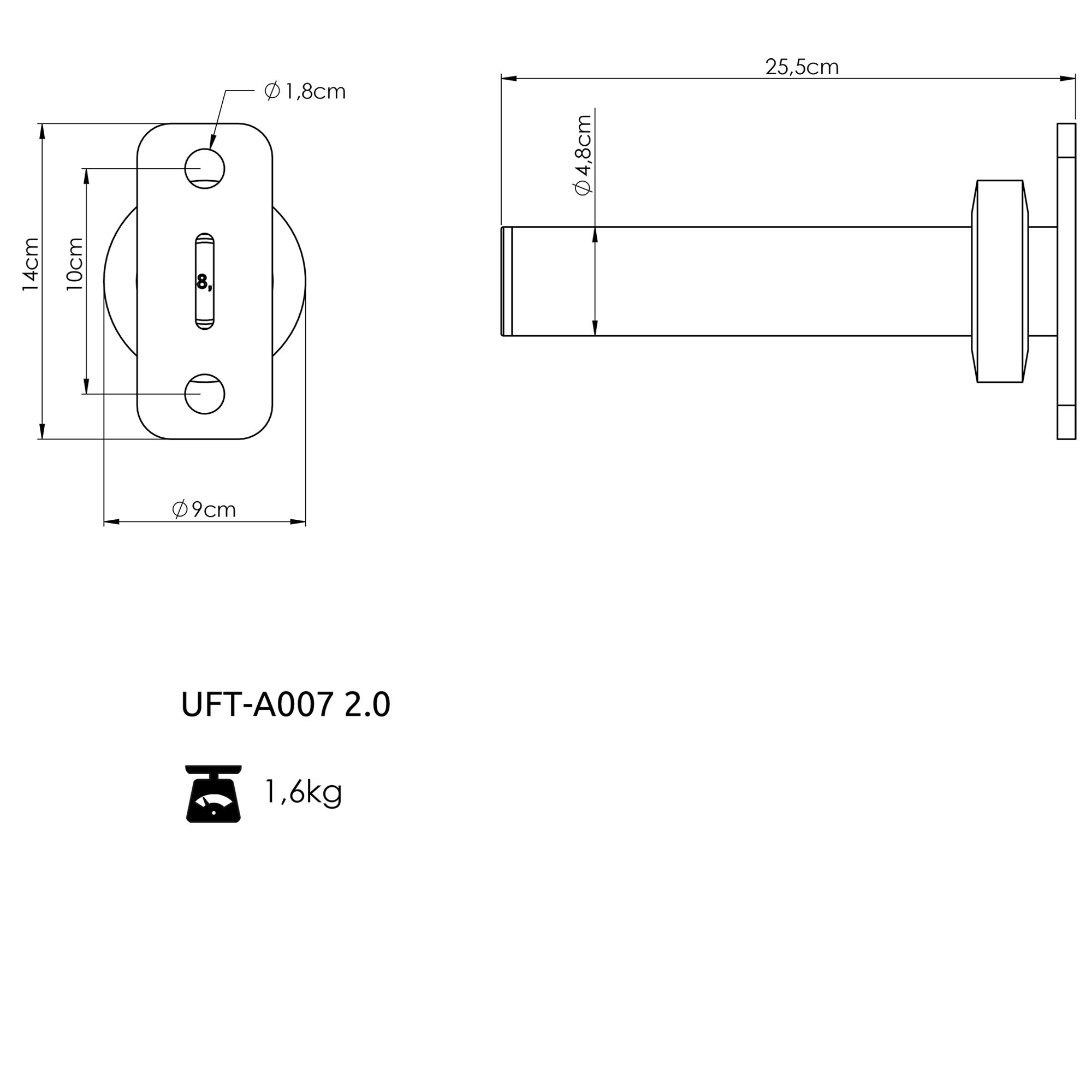Odkládací trn UpForm MFT-A007 2.0 PRO & COMPACT