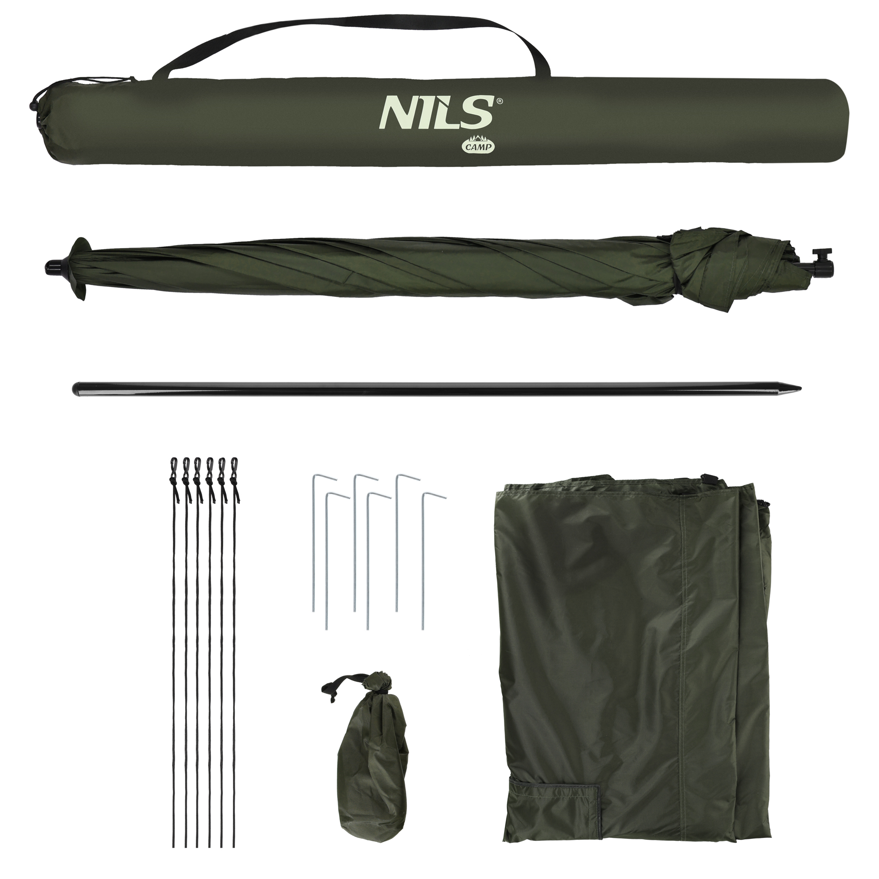 Rybářský deštník s plnou bočnicí NILS Camp NC4701