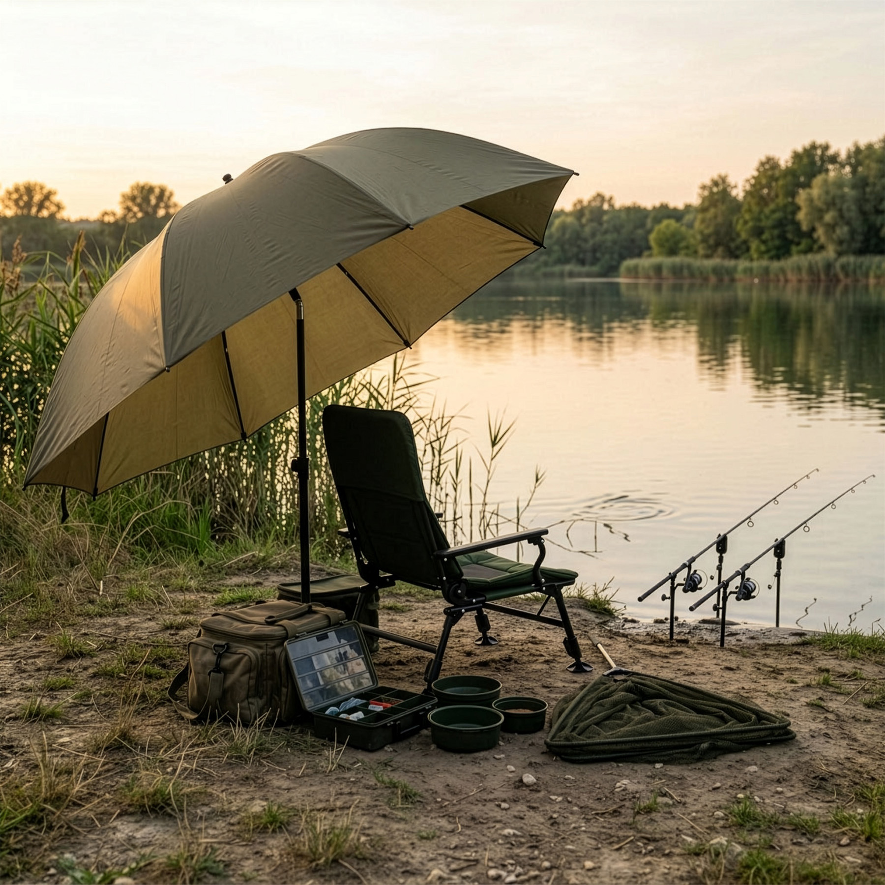 Rybářský deštník s 3/4 bočnicí NILS Camp NC4702