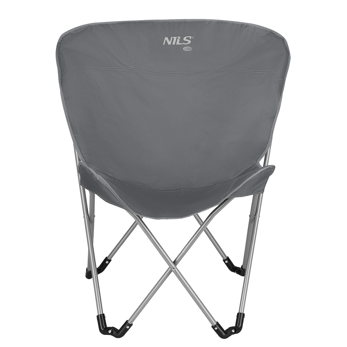 Skládací křeslo NILS Camp NC3051 šedé