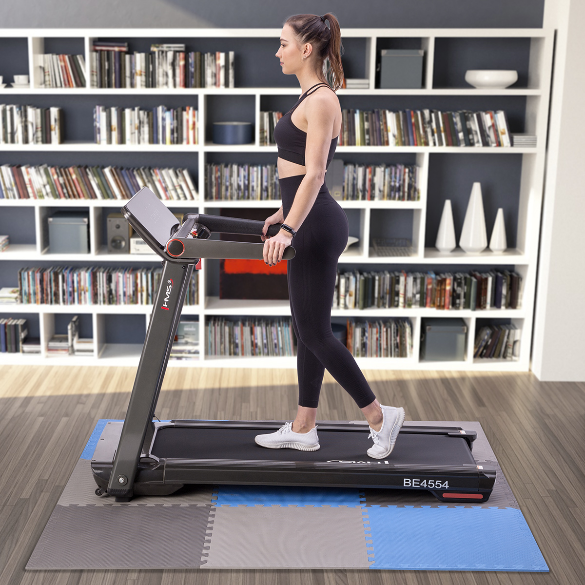 Ochranná puzzle podložka ONE FItness MP10 modro-šedá