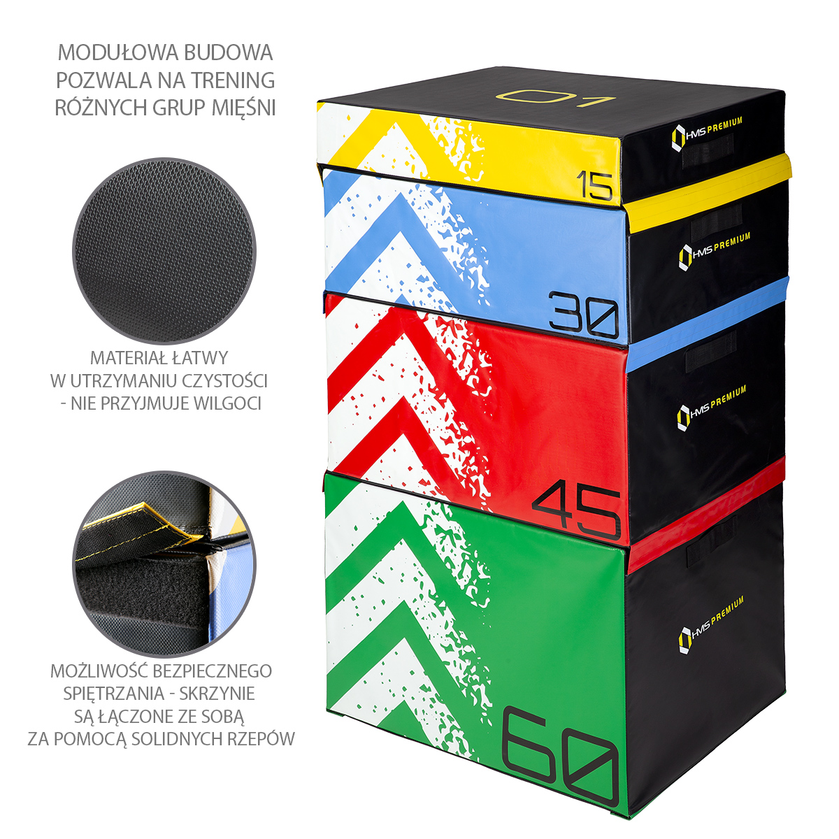 Sada Plyo boxů HMS Premium PYBS01