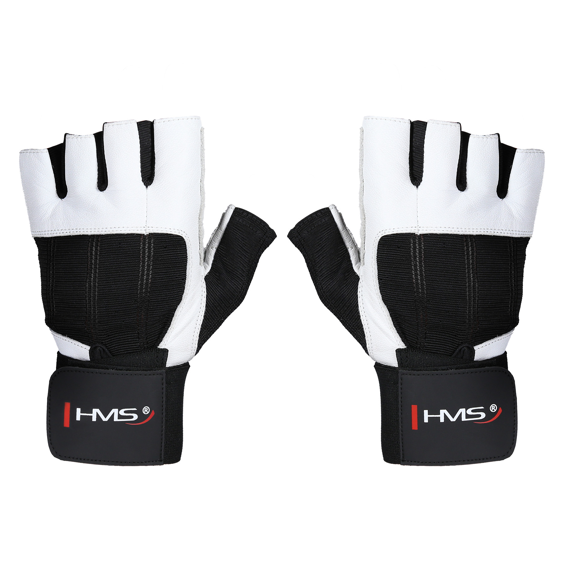Fitness rukavice HMS RST04 bílé