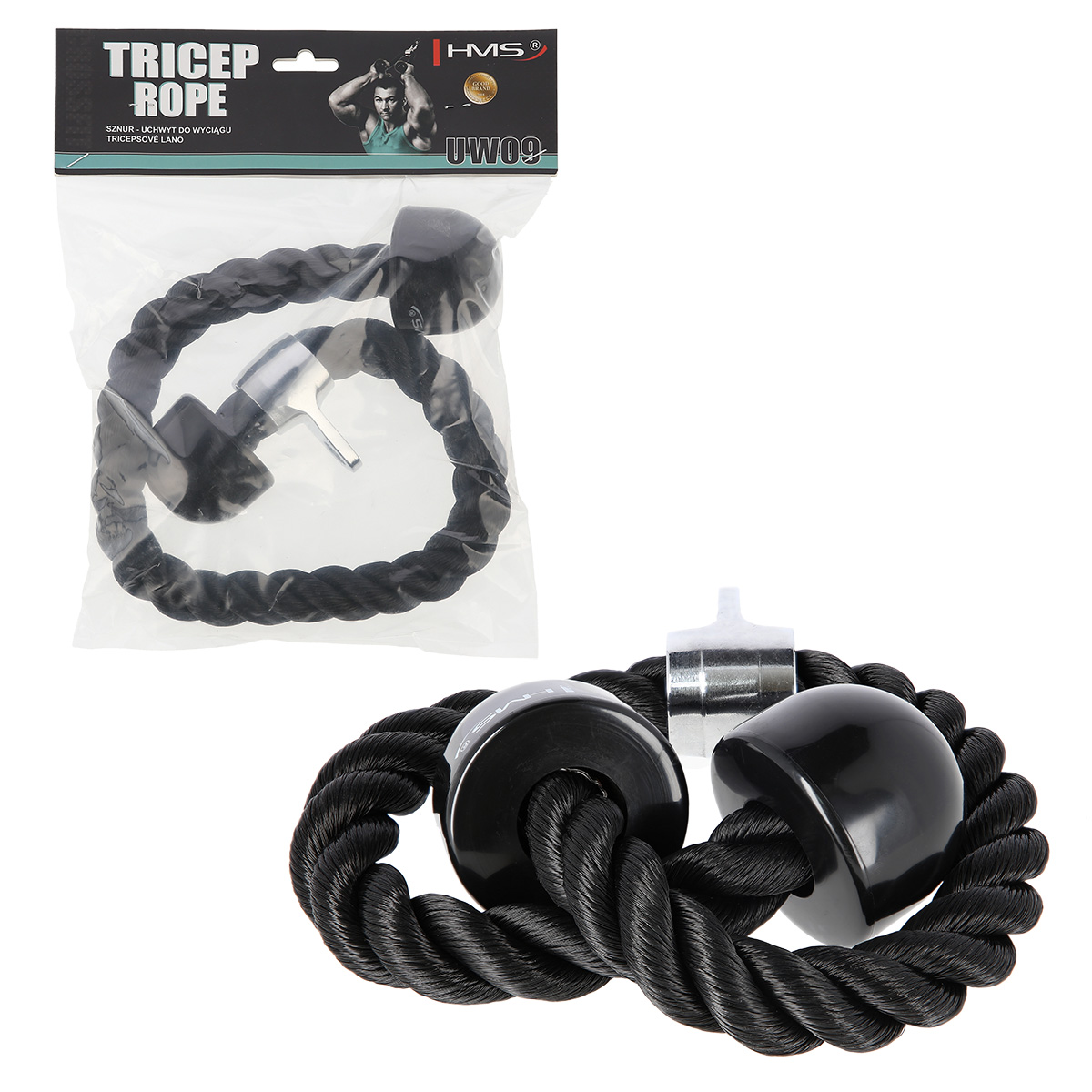 Lano na procvičování tricepsů HMS UW09