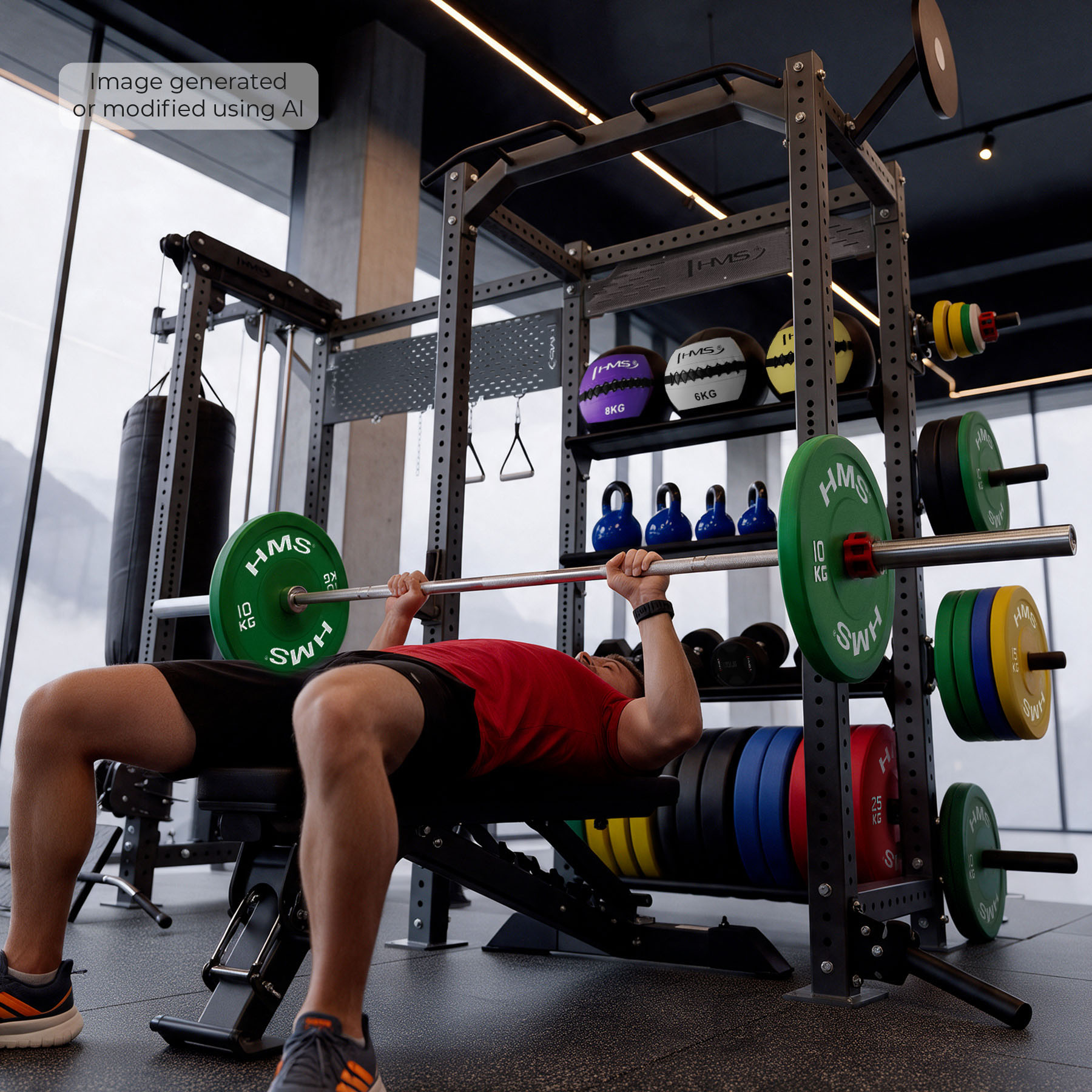 Multifunkční Power Rack s kladkou HMS XENTRYON