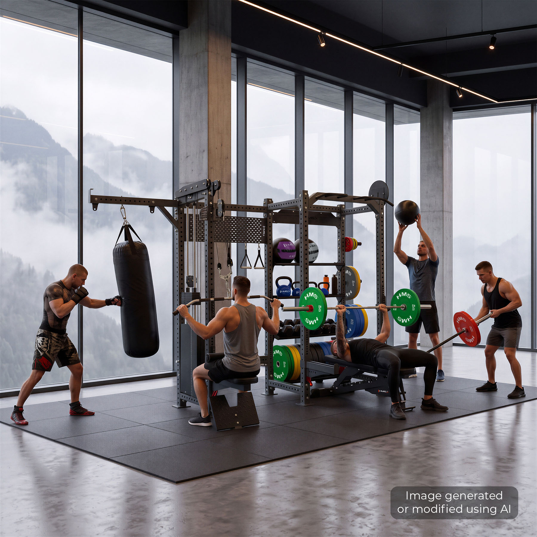 Multifunkční Power Rack s kladkou HMS XENTRYON