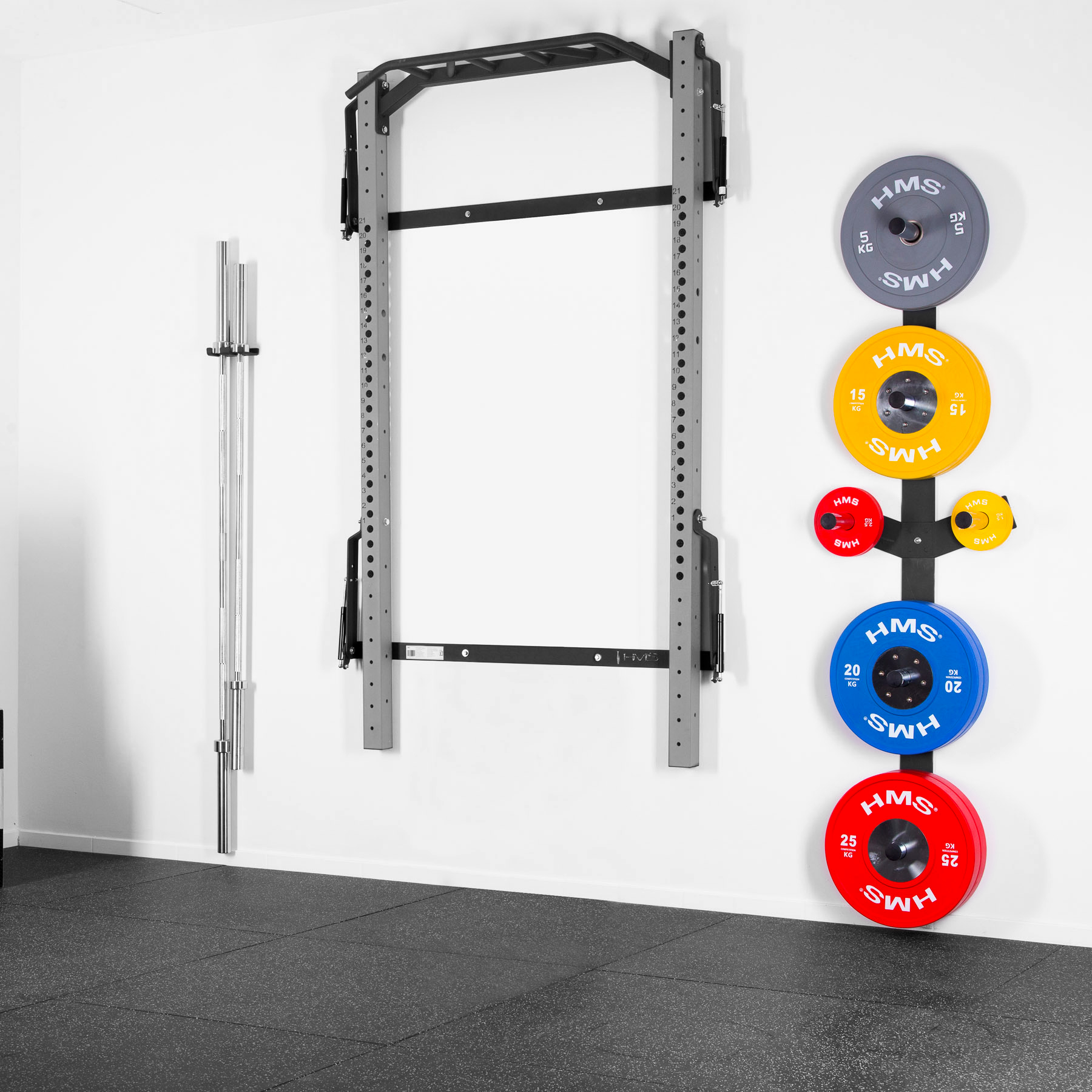 Skládací posilovací klec - Power Rack HMS KLT23 šedá