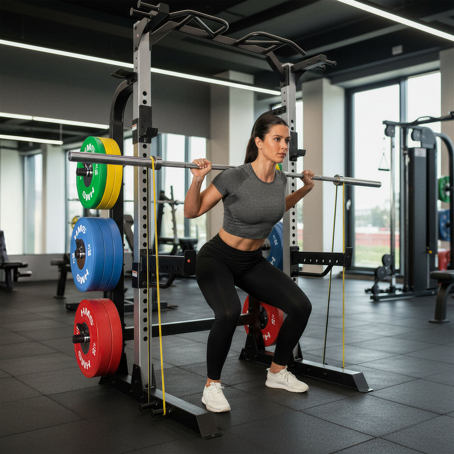 Multifunkční posilovací stojan - Power Rack HMS KLT5432
