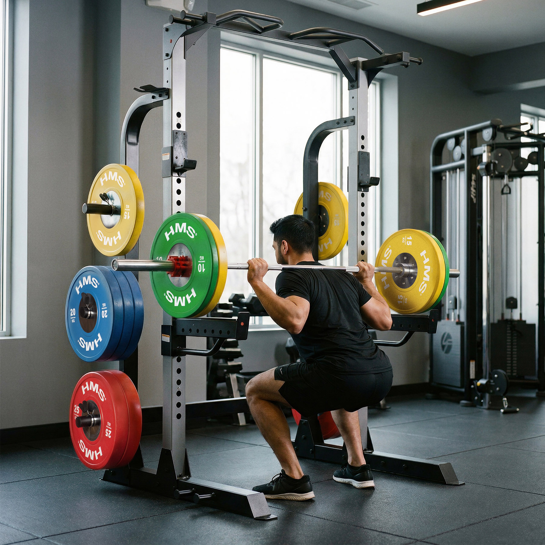 Multifunkční posilovací stojan - Power Rack HMS KLT5432