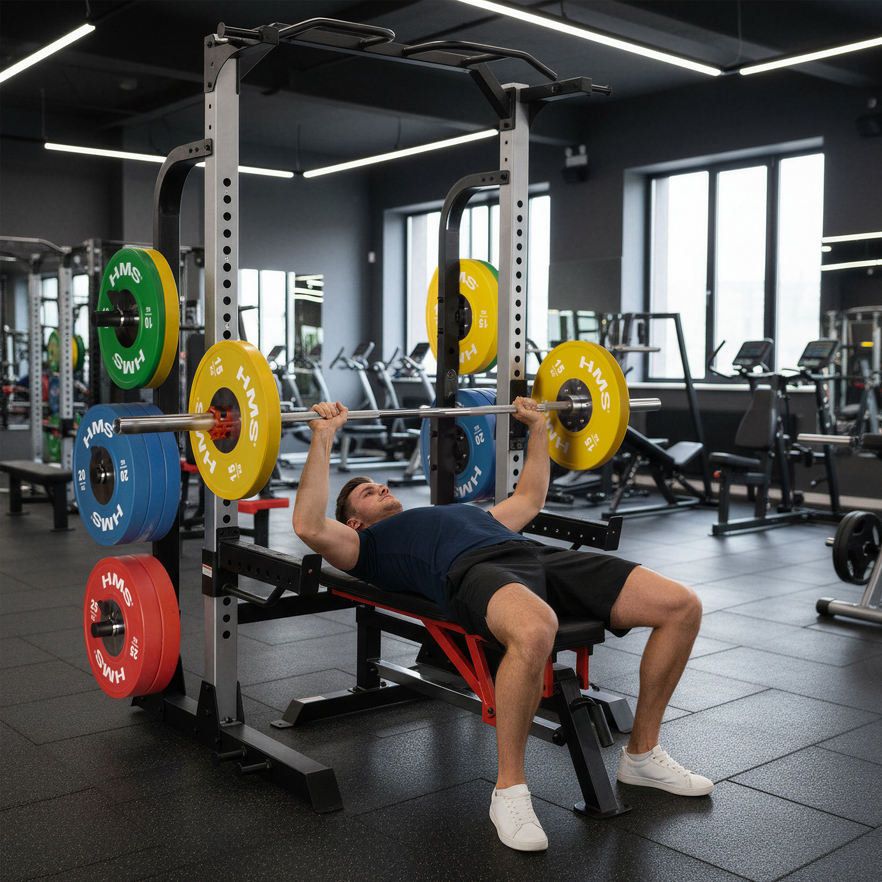 Multifunkční posilovací stojan - Power Rack HMS KLT5432