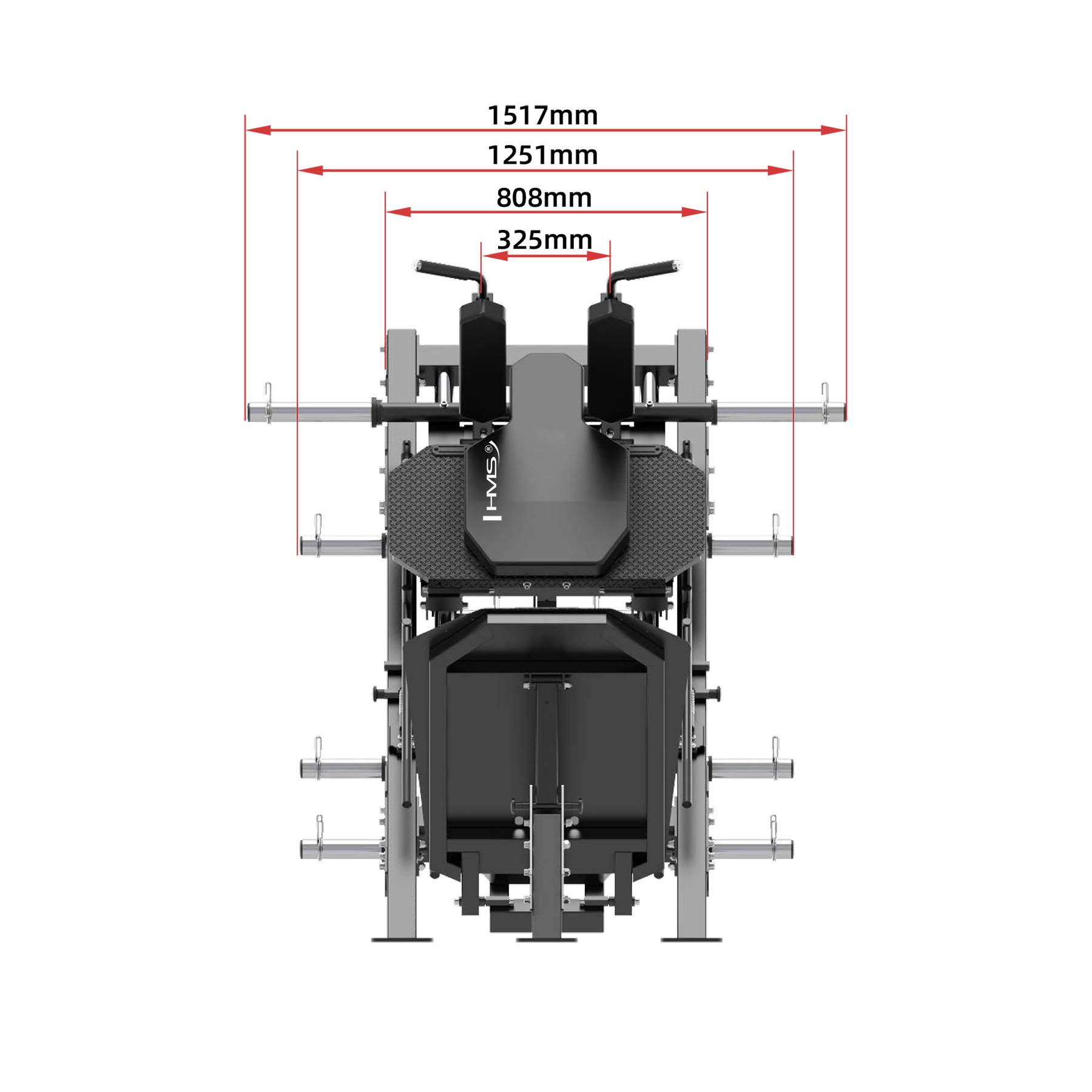 Leg-press / Hacken dřep HMS LP3175