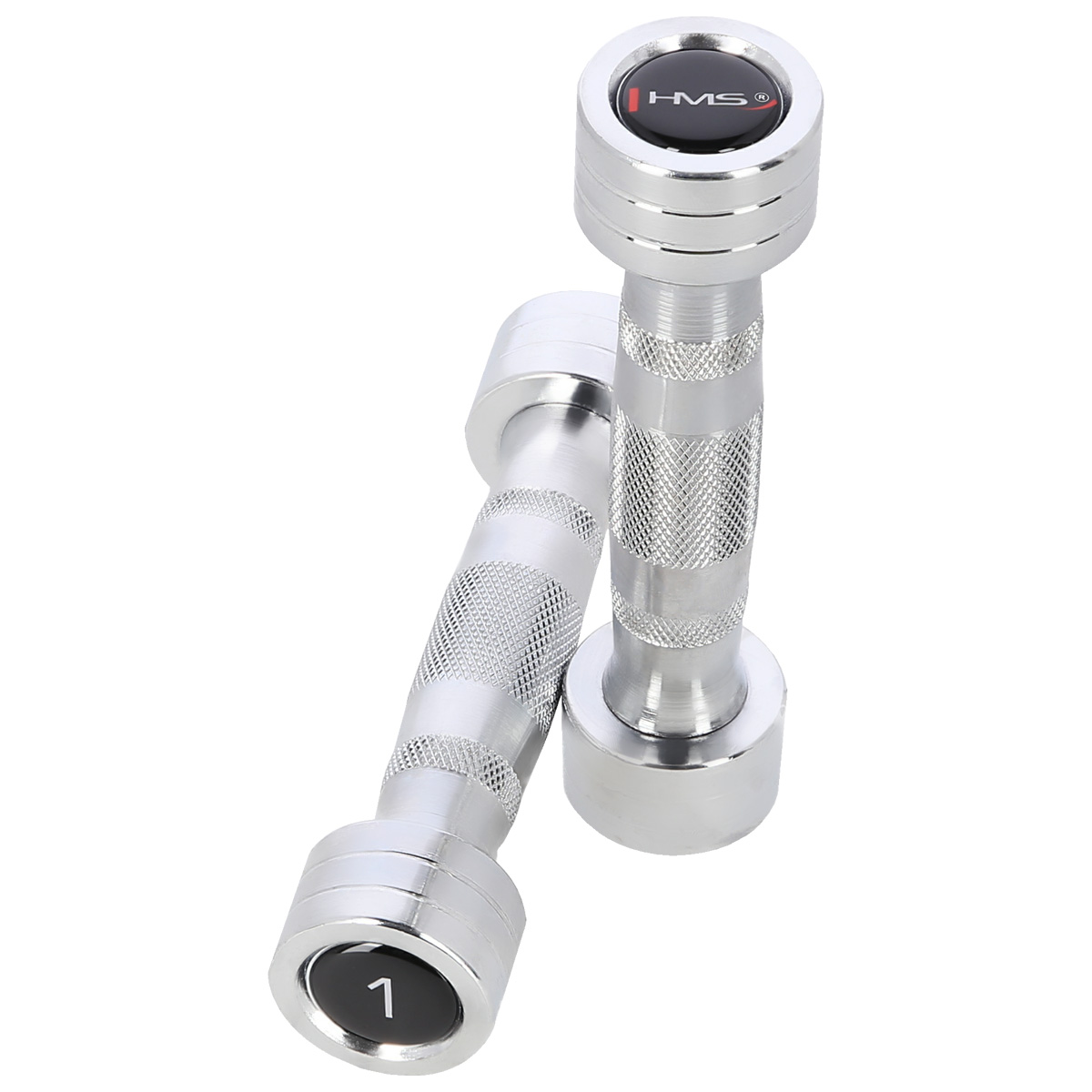 Chromované činky HMS CHD01 2 x 1 kg