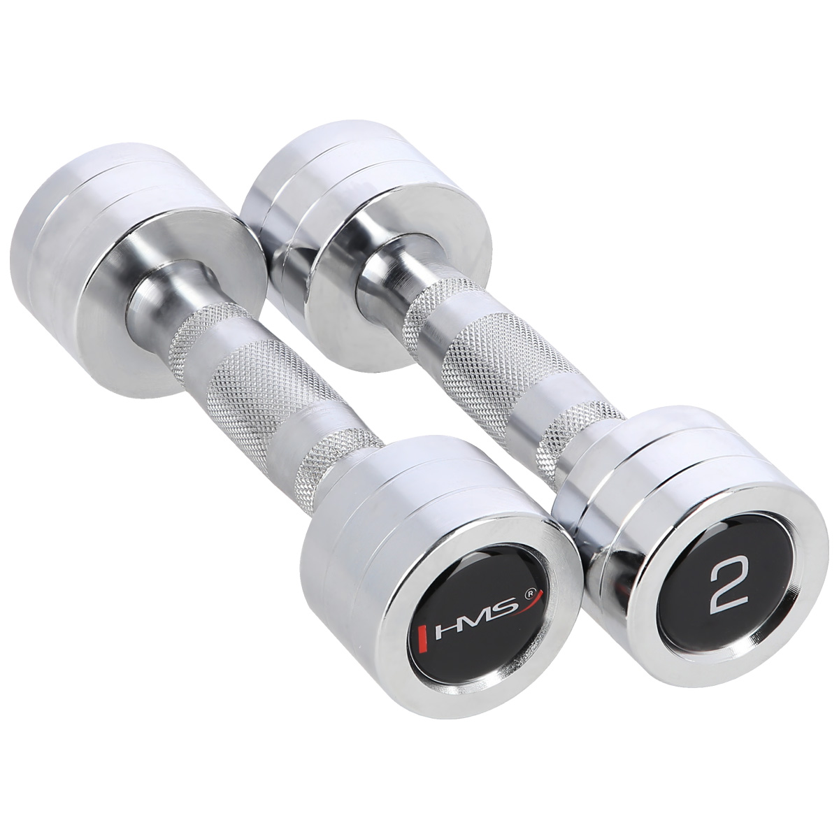Chromované činky HMS CHD02 2 x 2 kg
