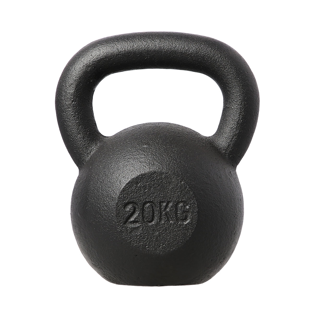 Litinový kettlebell HMS KZG20 20 kg, černý