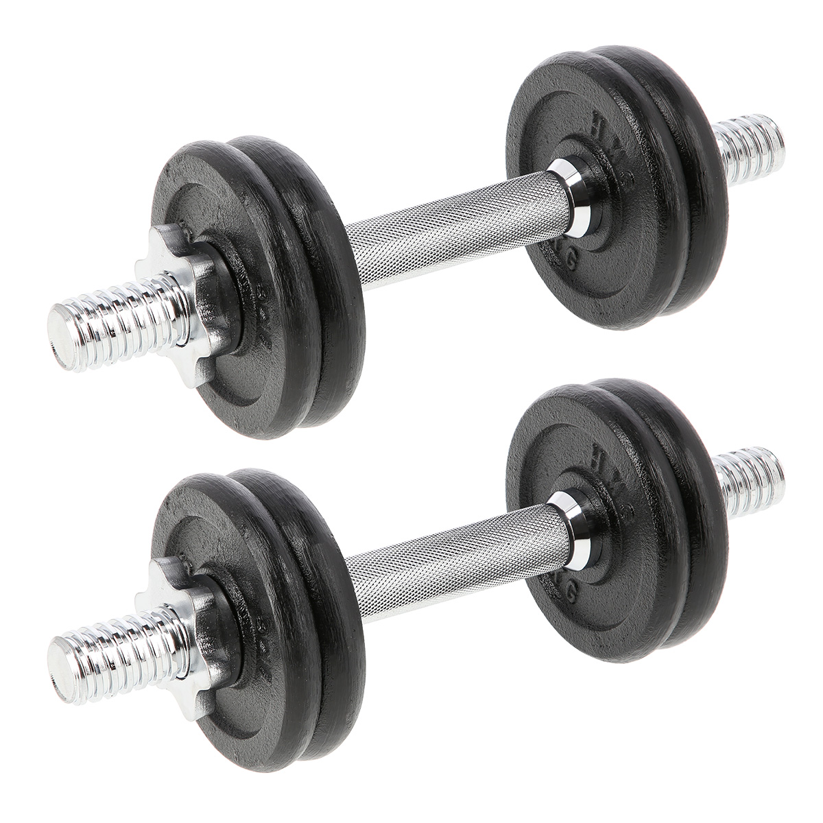 Jednoruční nakládací činky HMS SG02 2x7 kg