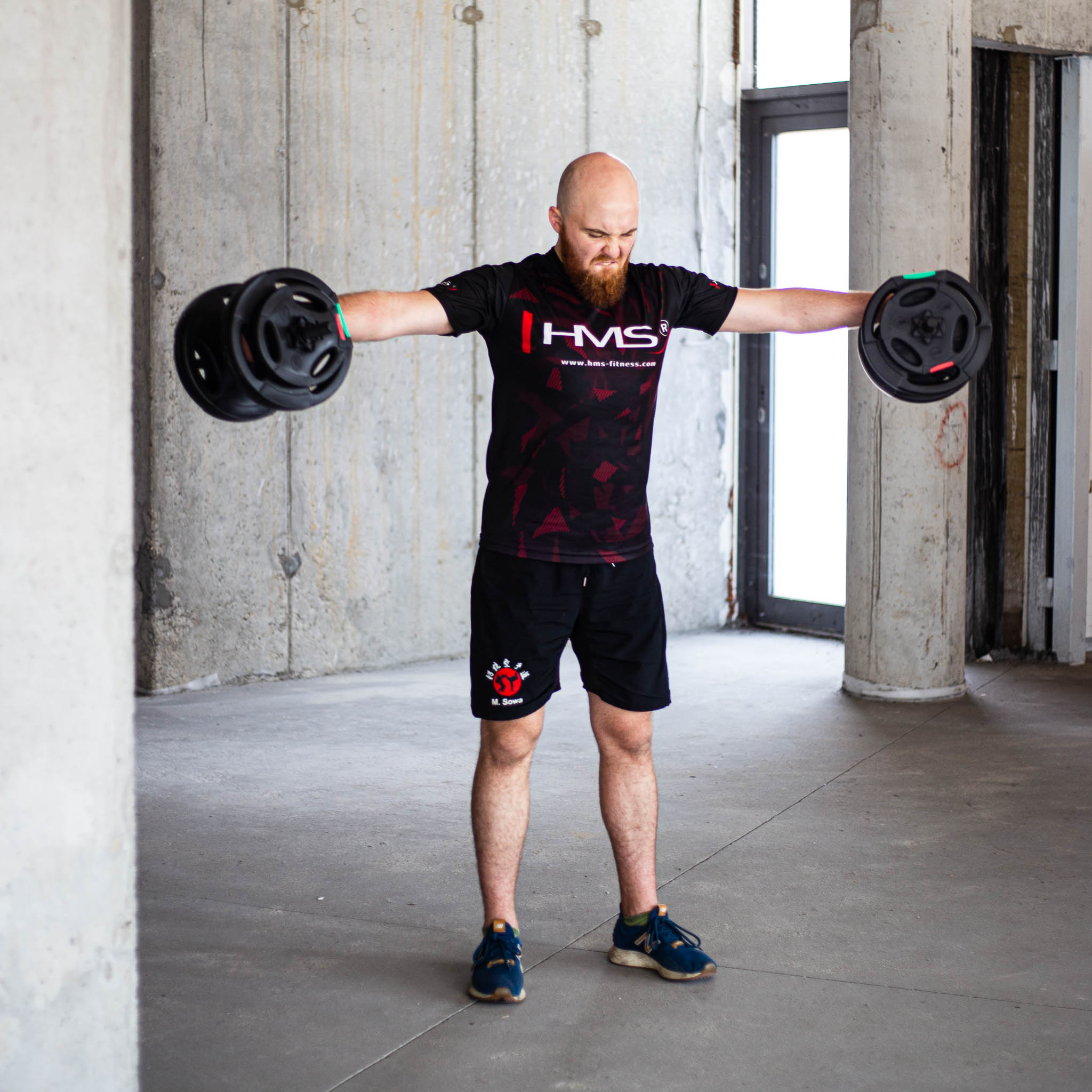 Jednoruční, nakládací činky HMS SG40, 42 kg