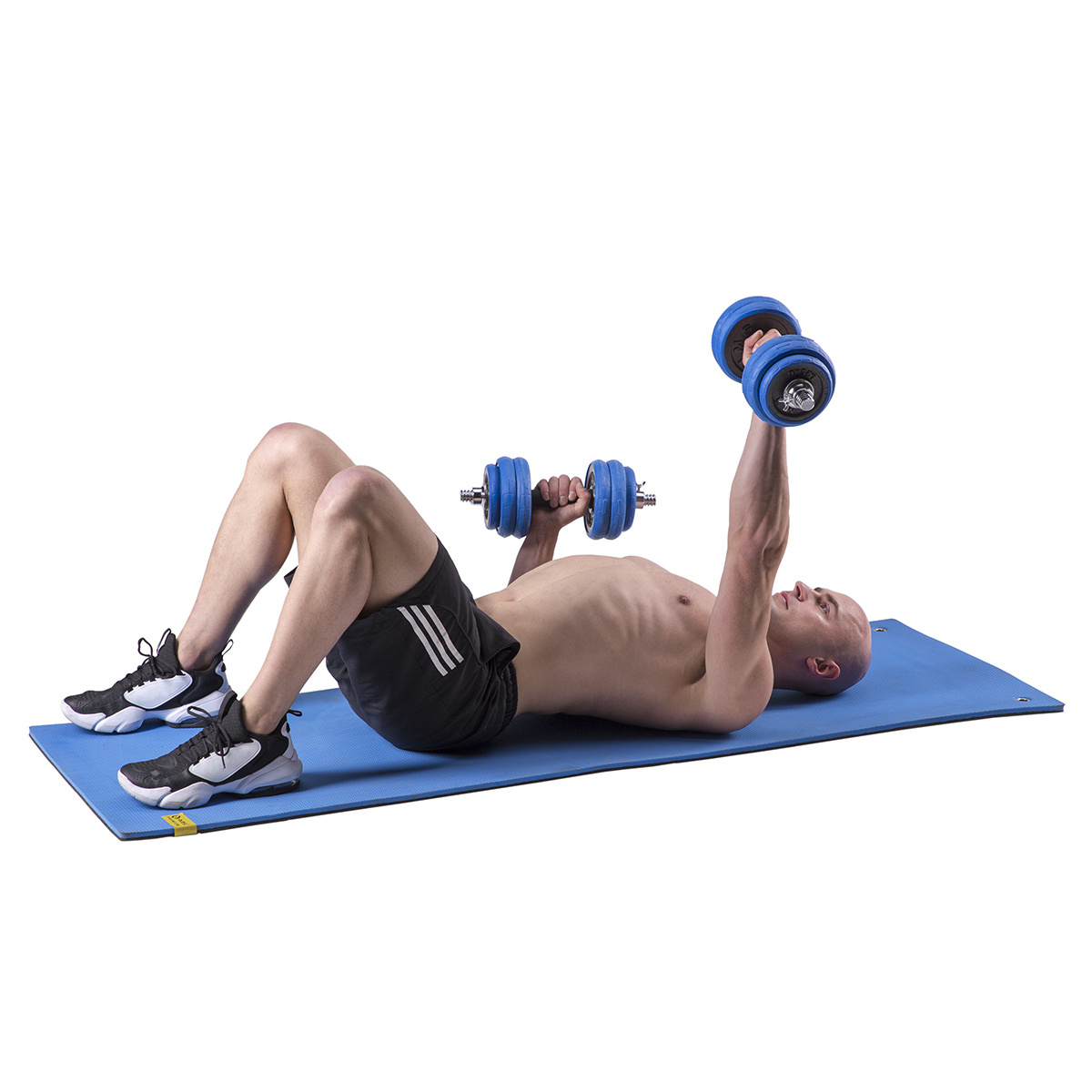 Činkový set HMS SGG30BAR 2x15 kg litina
