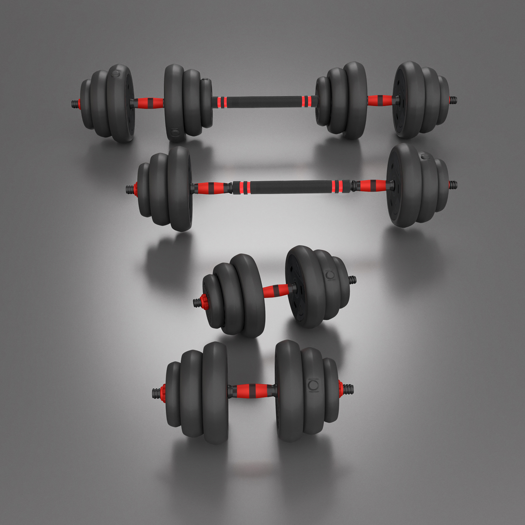 Sada činek HMS SGN120 Pro 6v1 20 kg
