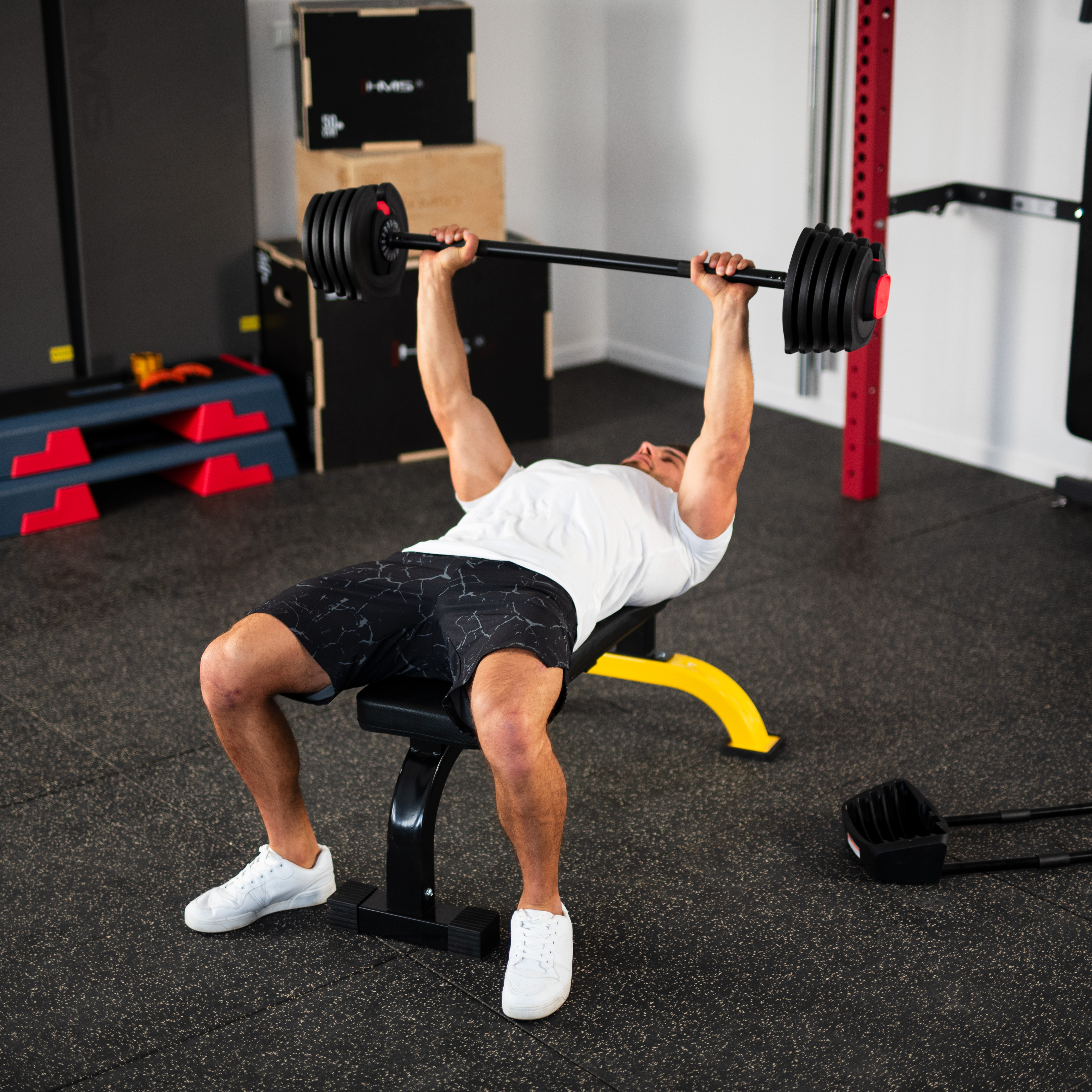 Jednoruční / obouruční variabilní činka HMS SGR40 PRO SET 2v1 40 kg