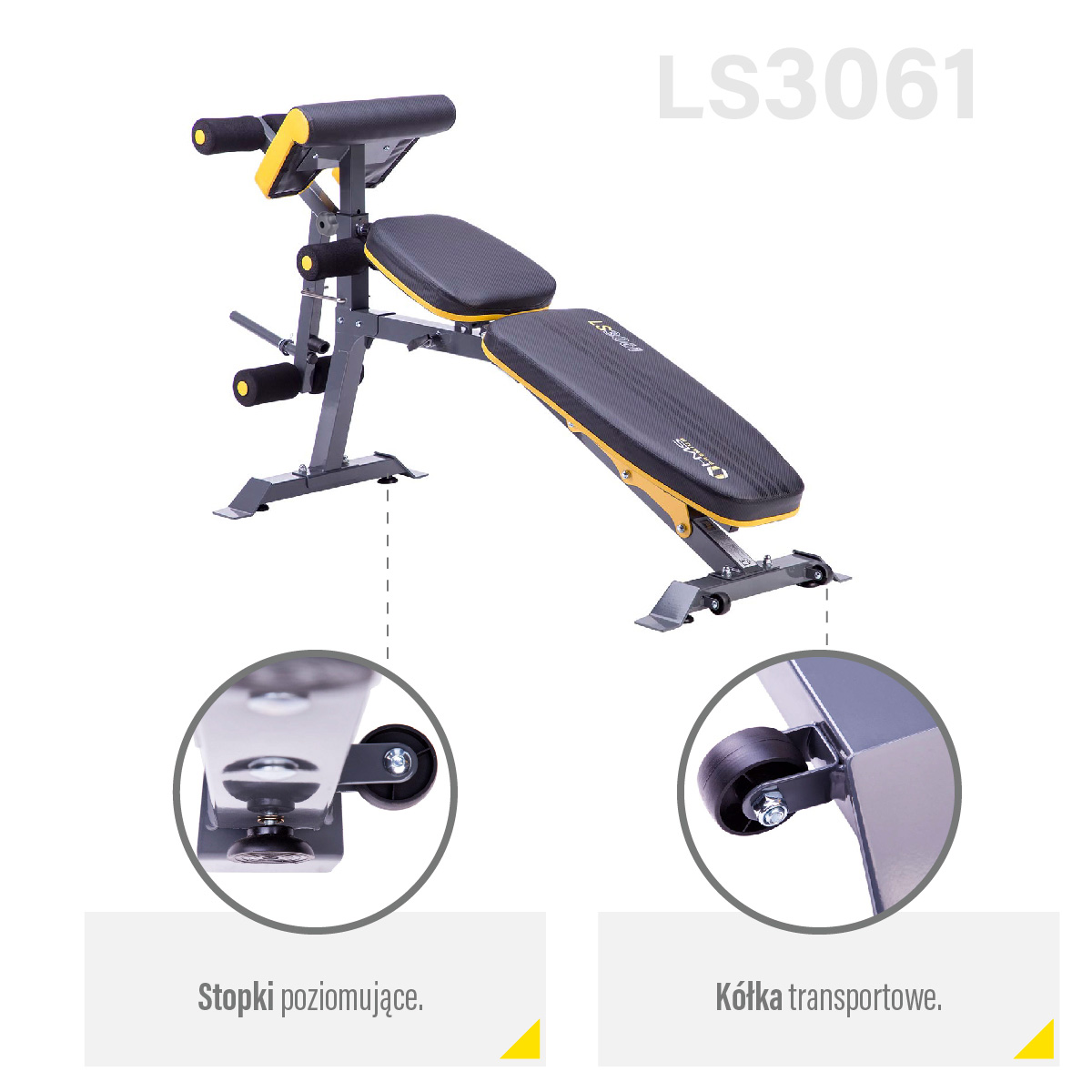 Lavice pod velkou činku HMS Premium LS3061