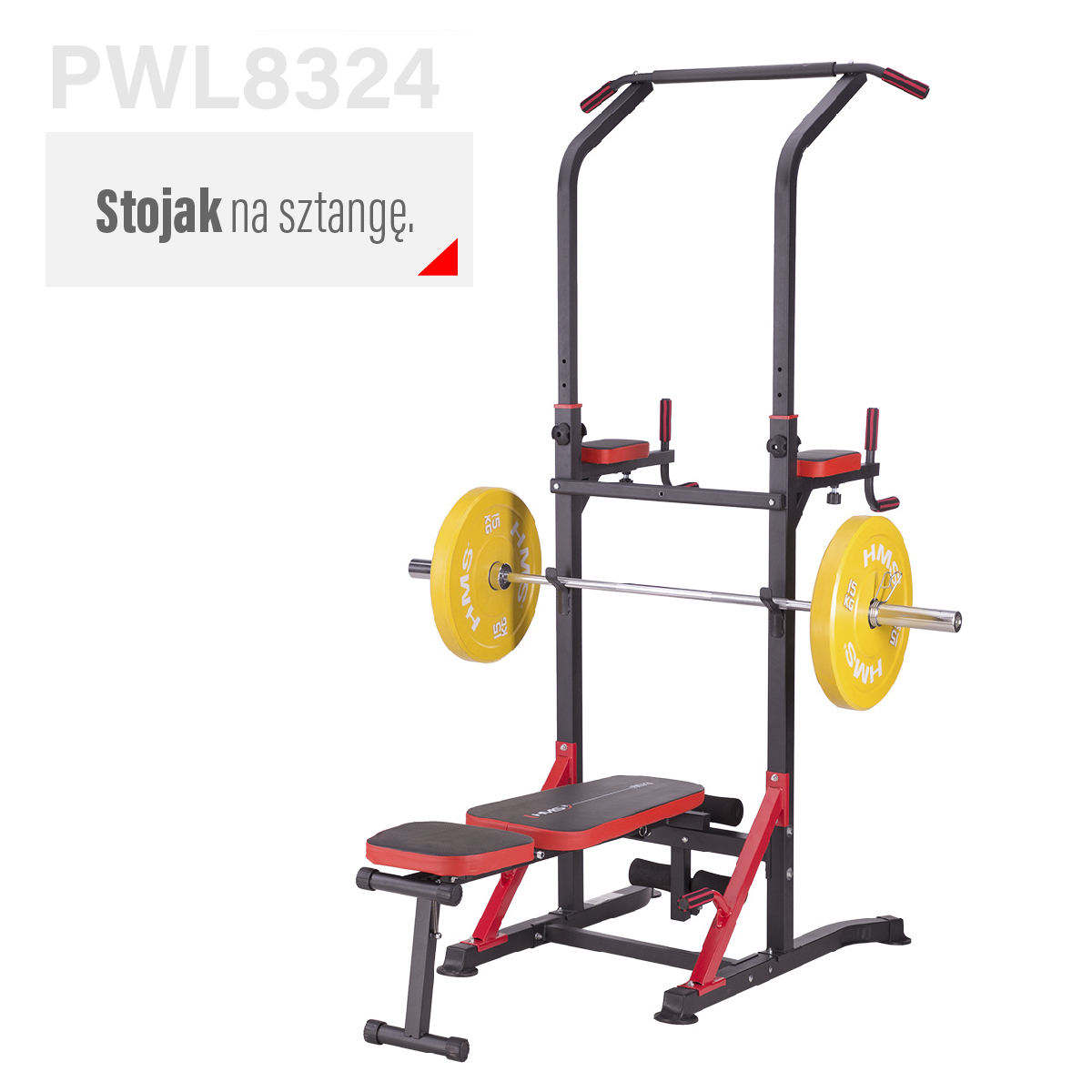 Multifunkční bradla s lavicí HMS PWL8324
