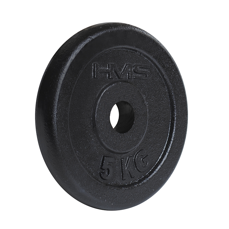 Černý litinový kotouč HMS 5 kg