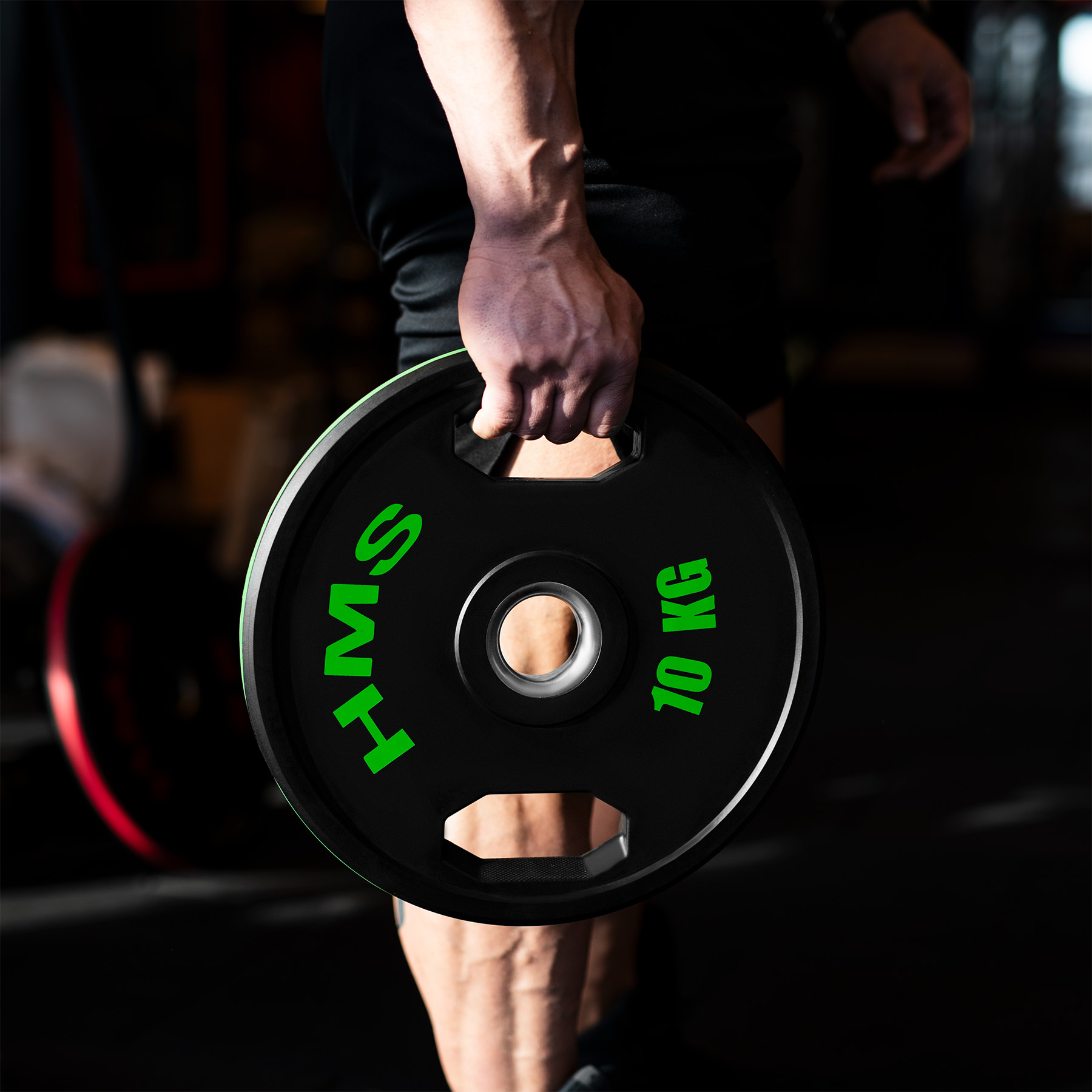 Sada pogumovaných olympijských kotoučů HMS TOG10 2 x 10 kg