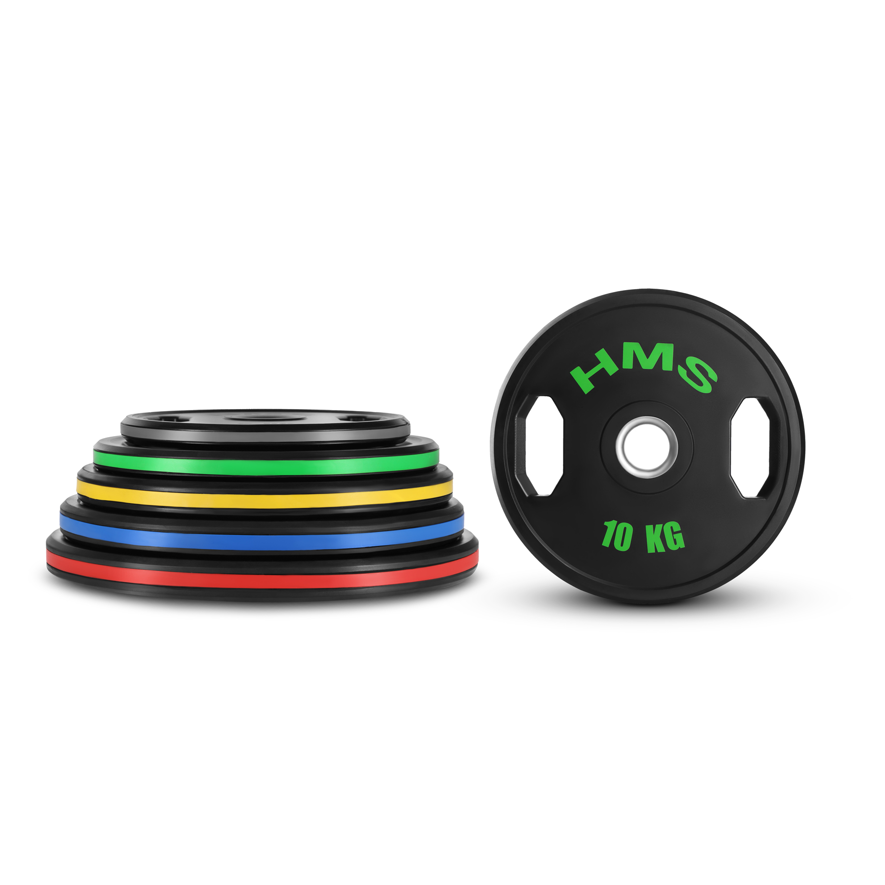 Sada pogumovaných olympijských kotoučů HMS TOG10 2 x 10 kg
