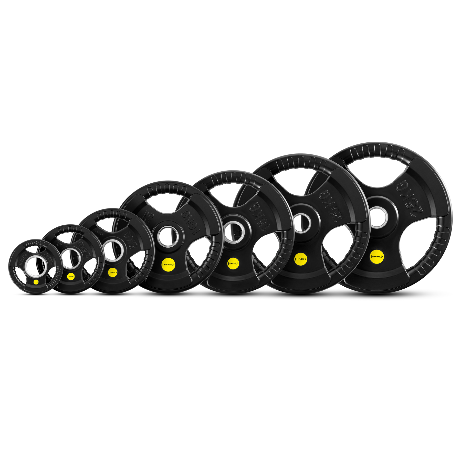 Olympijský pogumovaný kotouč HMS TOK05 Pro 5 kg