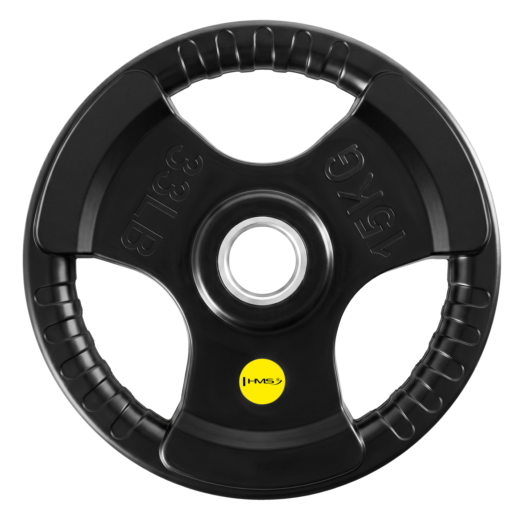 Olympijský pogumovaný kotouč HMS TOK15 Pro 15 kg